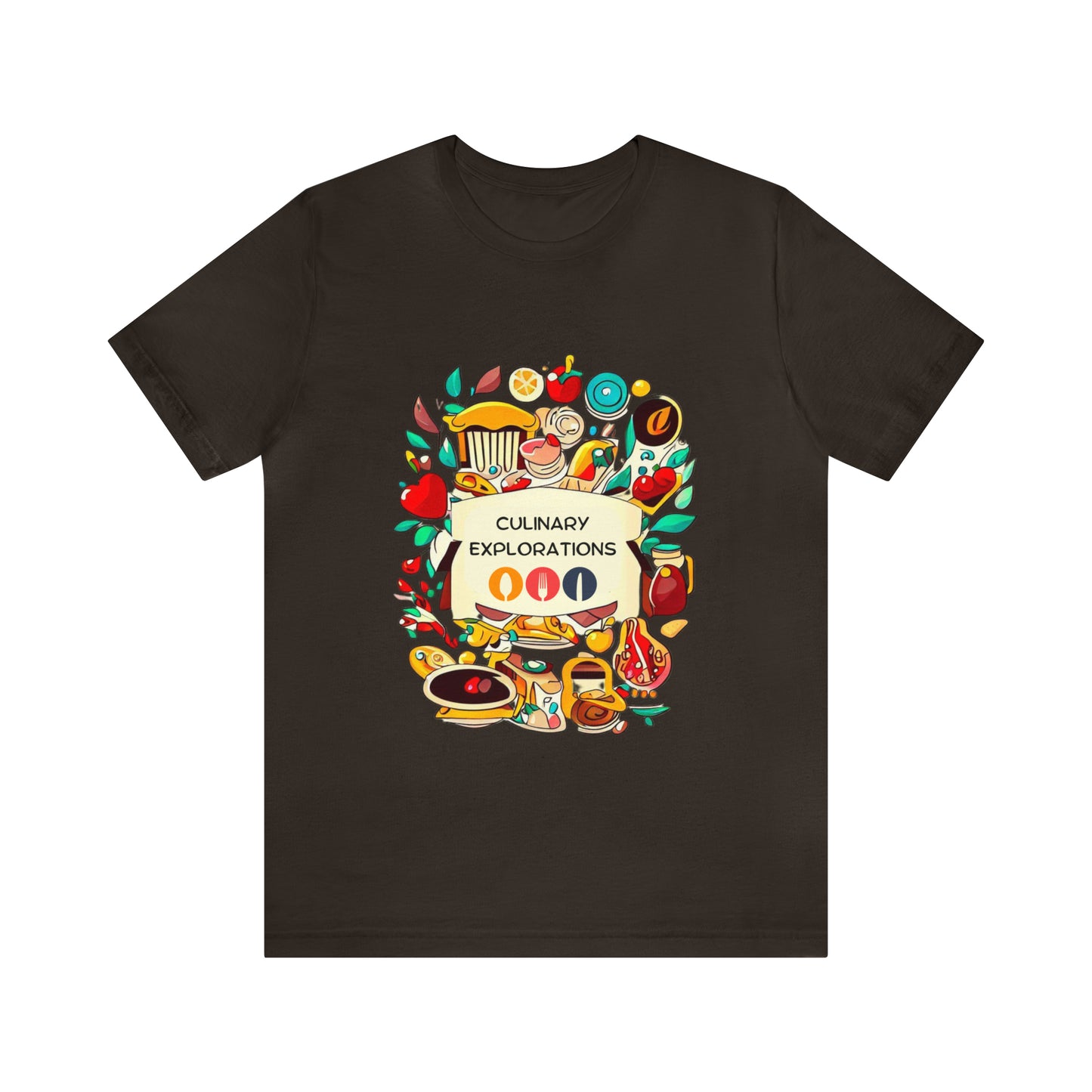 Culinary Explorations: Foodie Adventures Unisex Tee | Gourmet Journeys T-Shirts