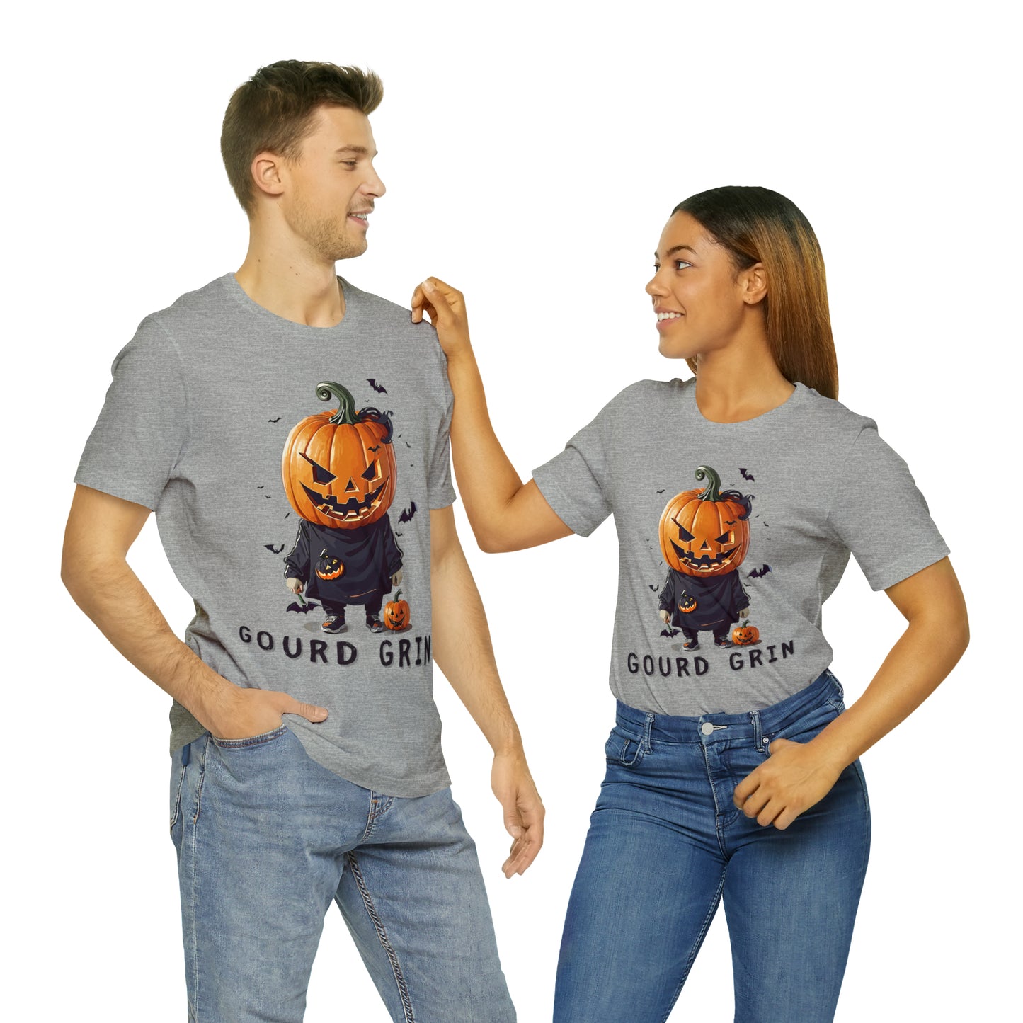 Playful Jack-o'-Lantern Watercolor: Softly Lit Halloween Tee | Halloween Vibes Tee