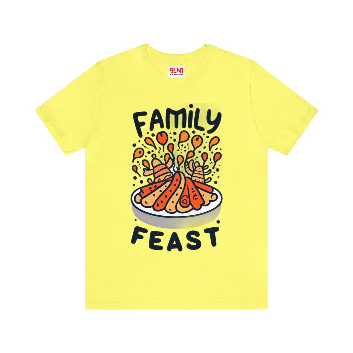 Family Feast Fun: Thanksgiving Dinner Unisex Tee | Joyful Celebrations T-Shirts by Be Like No One (BLN1) - The Store