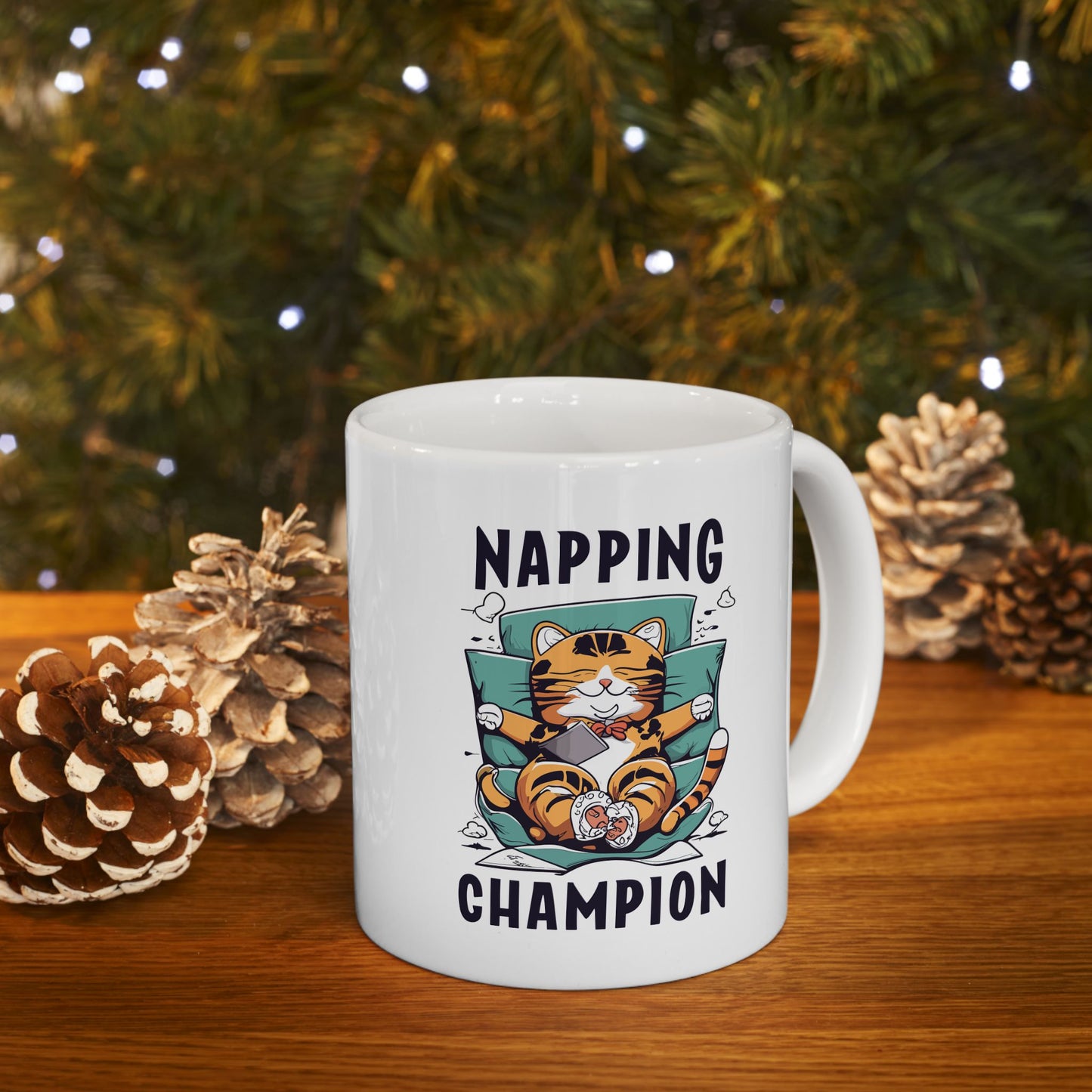 Napping Champion Mug, Be Like No One (BLN1) Mugs, Ceramic Mug 11oz