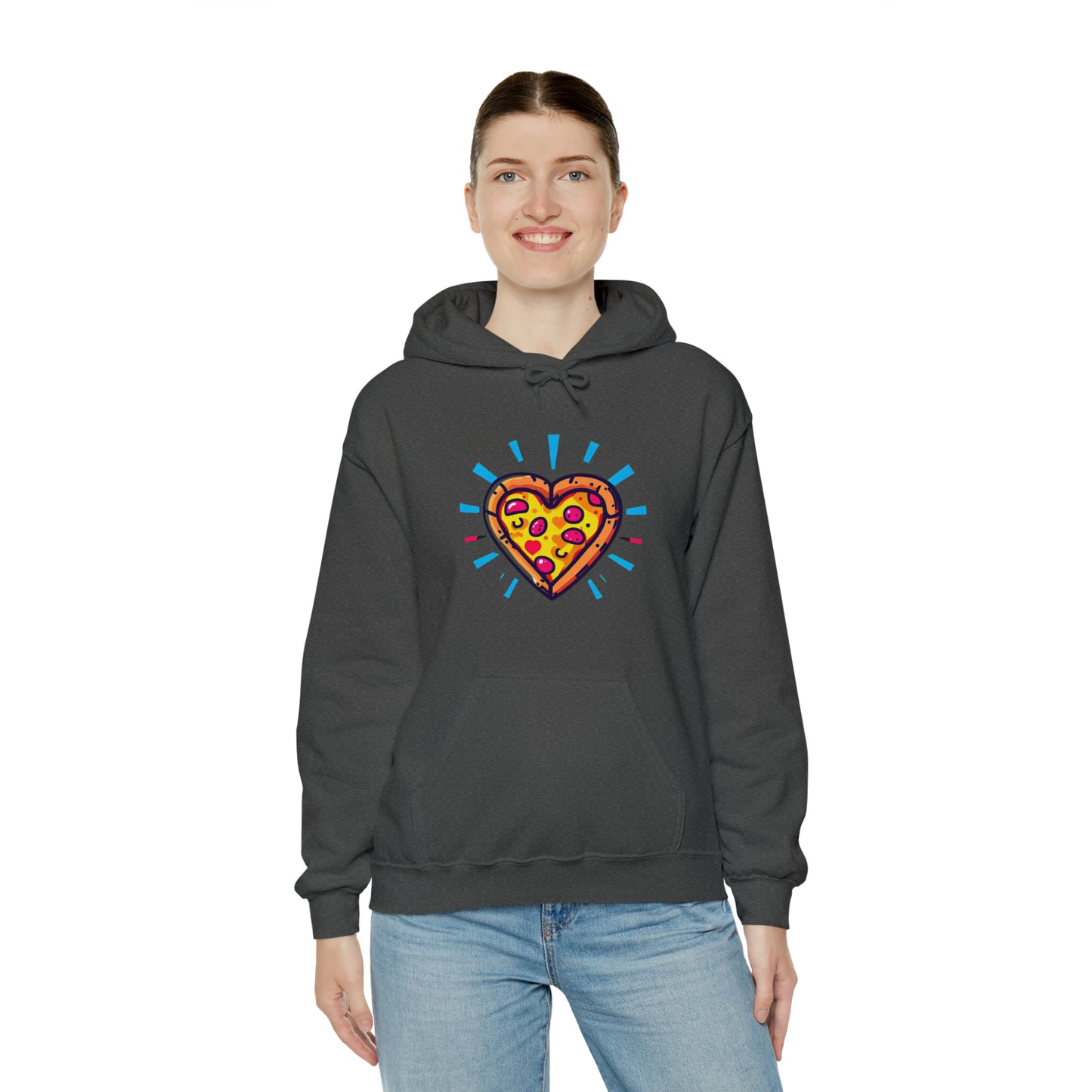 Slice of Love: Pizza My Heart Unisex Hoodie | Pizza Passion Hoodies