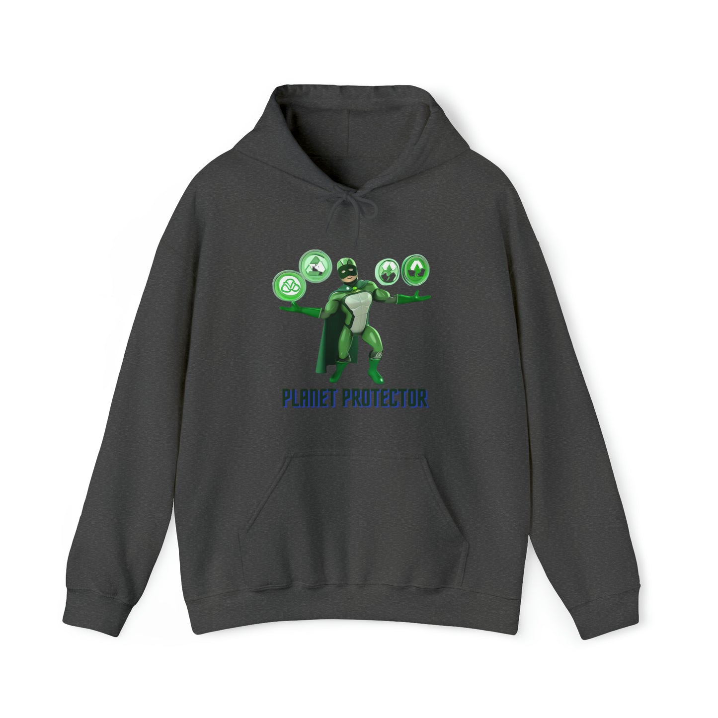 Earth's Guardian: Sustainable Superhero Unisex Hoodie | Champion of Sustainability Hoodies