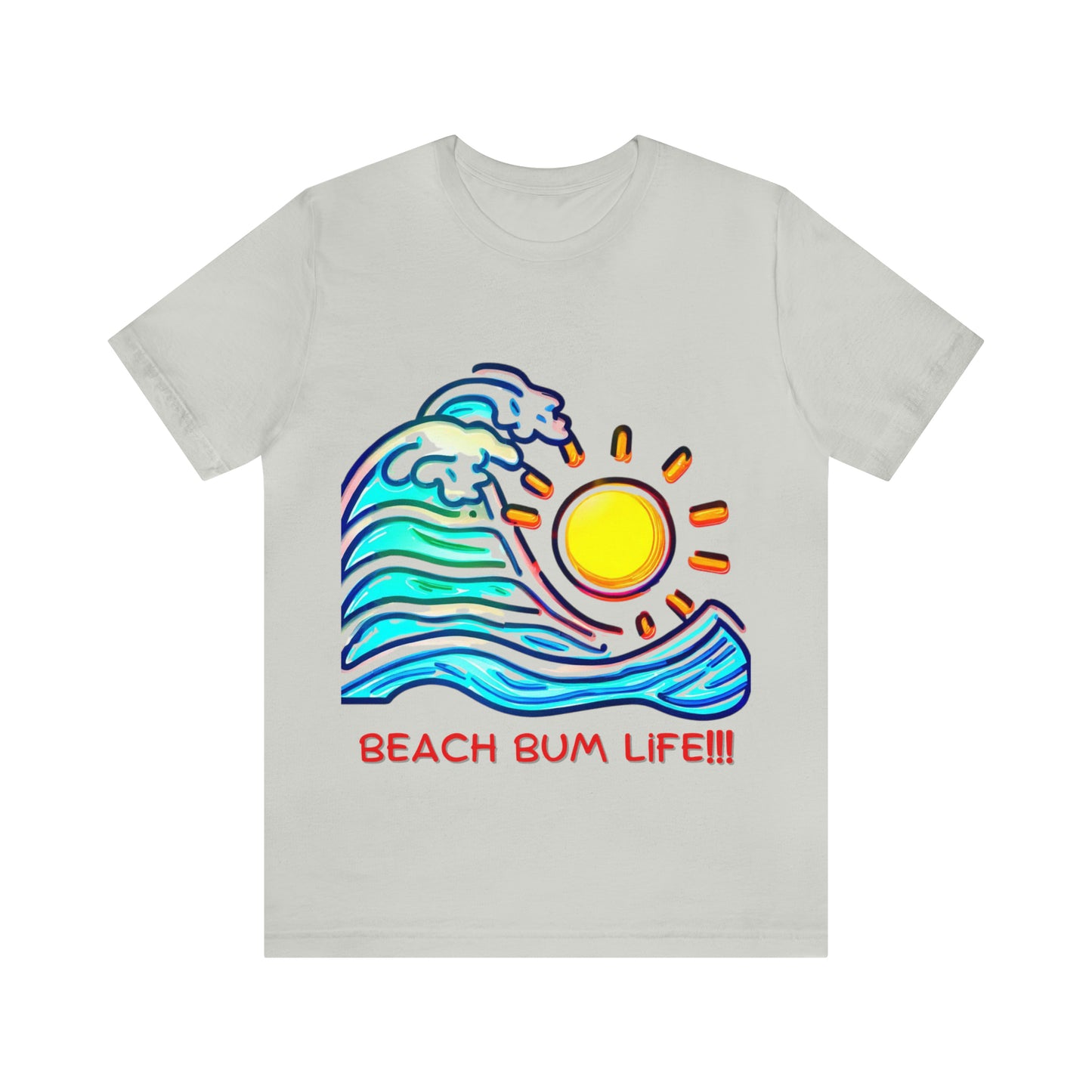 Seaside Serenity: Beach Bum Life Unisex Tee | Coastal Comfort T-Shirts