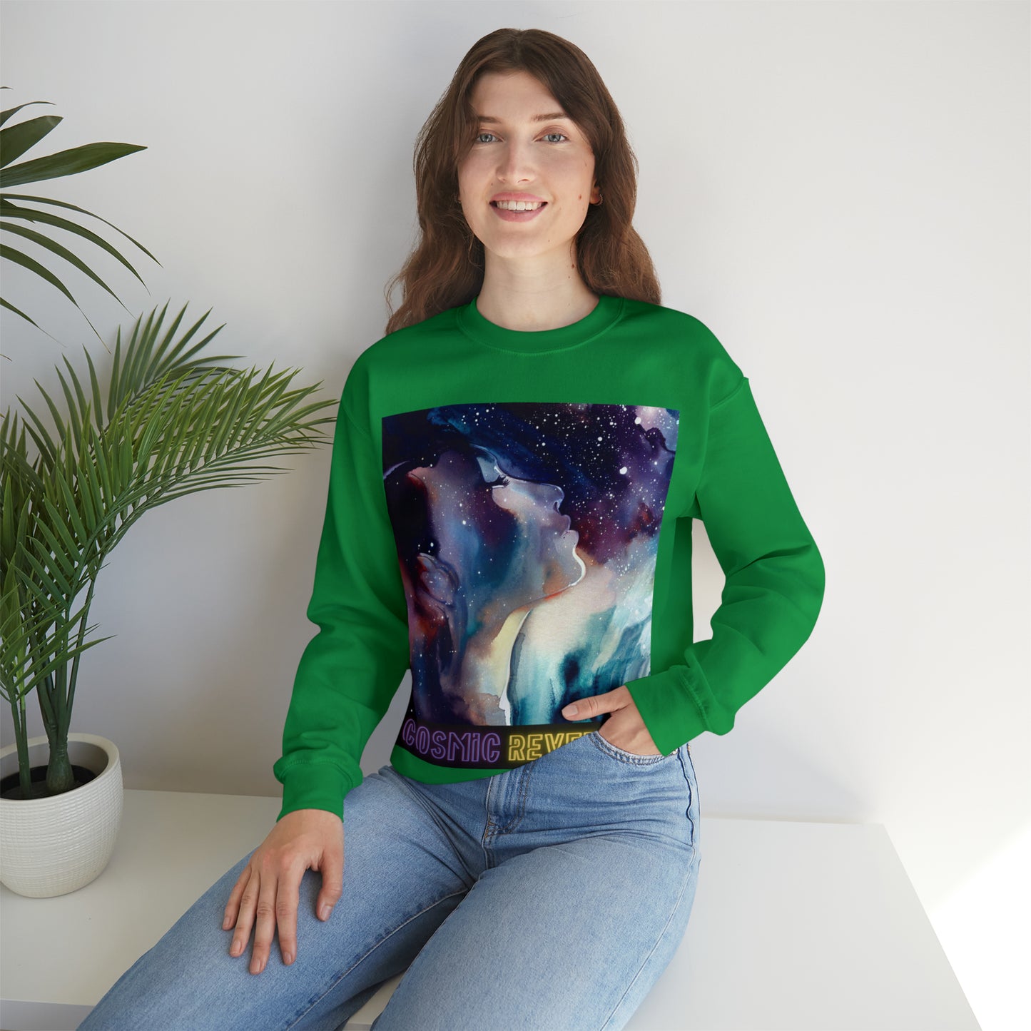 Cosmic Reverie Sweatshirt | Galactic Dreamer Unisex Sweatshirt