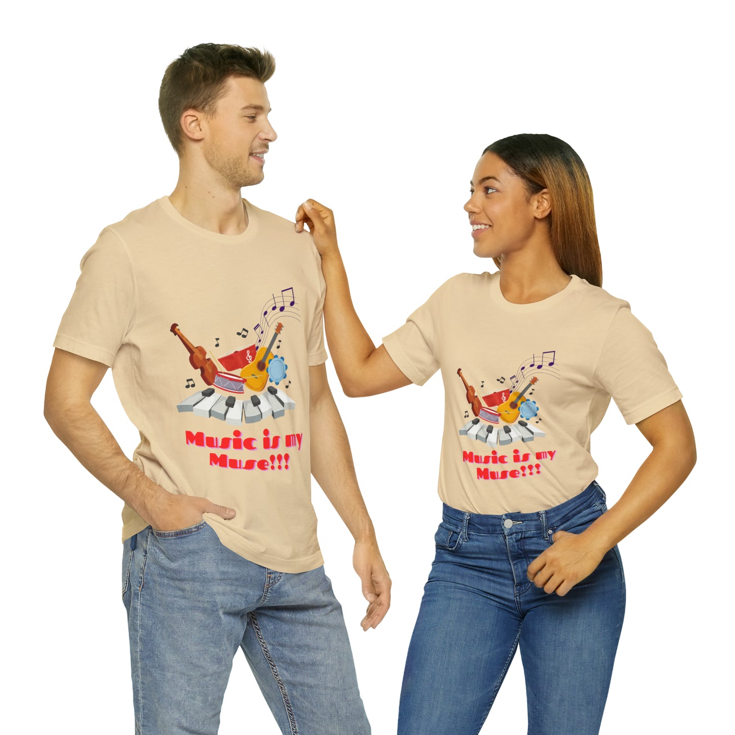 Harmonious Inspiration: Music is my Muse Unisex Tee | Melodic Magic T-Shirts