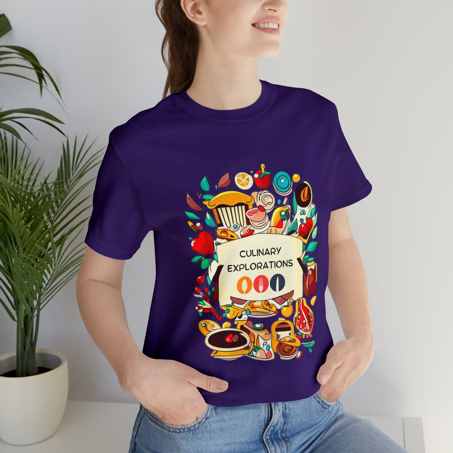 Culinary Explorations: Foodie Adventures Unisex Tee | Gourmet Journeys T-Shirts