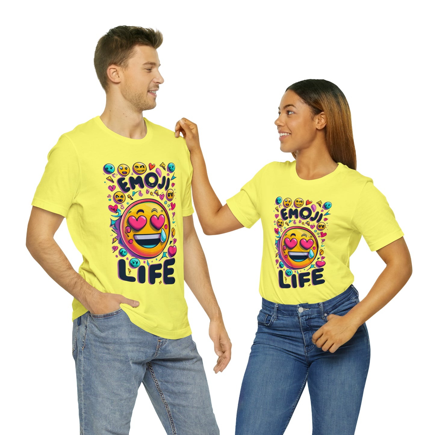 Emoji Life: Wear Your Emotions on Your Sleeve (Literally)! | Be Like No One(BLN1) T-Shirts