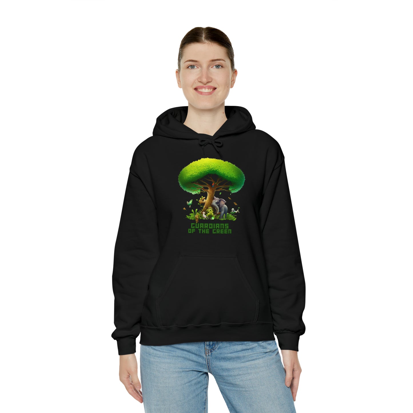 Guardians of the Green: Nature Nurturer Unisex Hoodie | Wildlife Harmony Hoodies