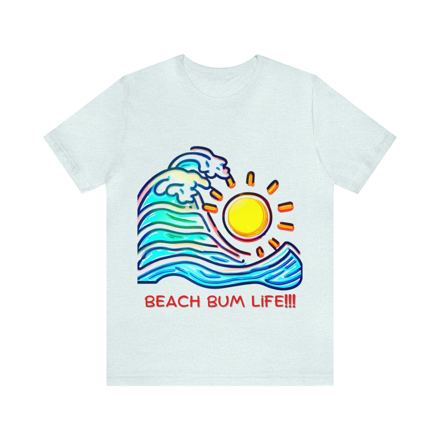 Seaside Serenity: Beach Bum Life Unisex Tee | Coastal Comfort T-Shirts