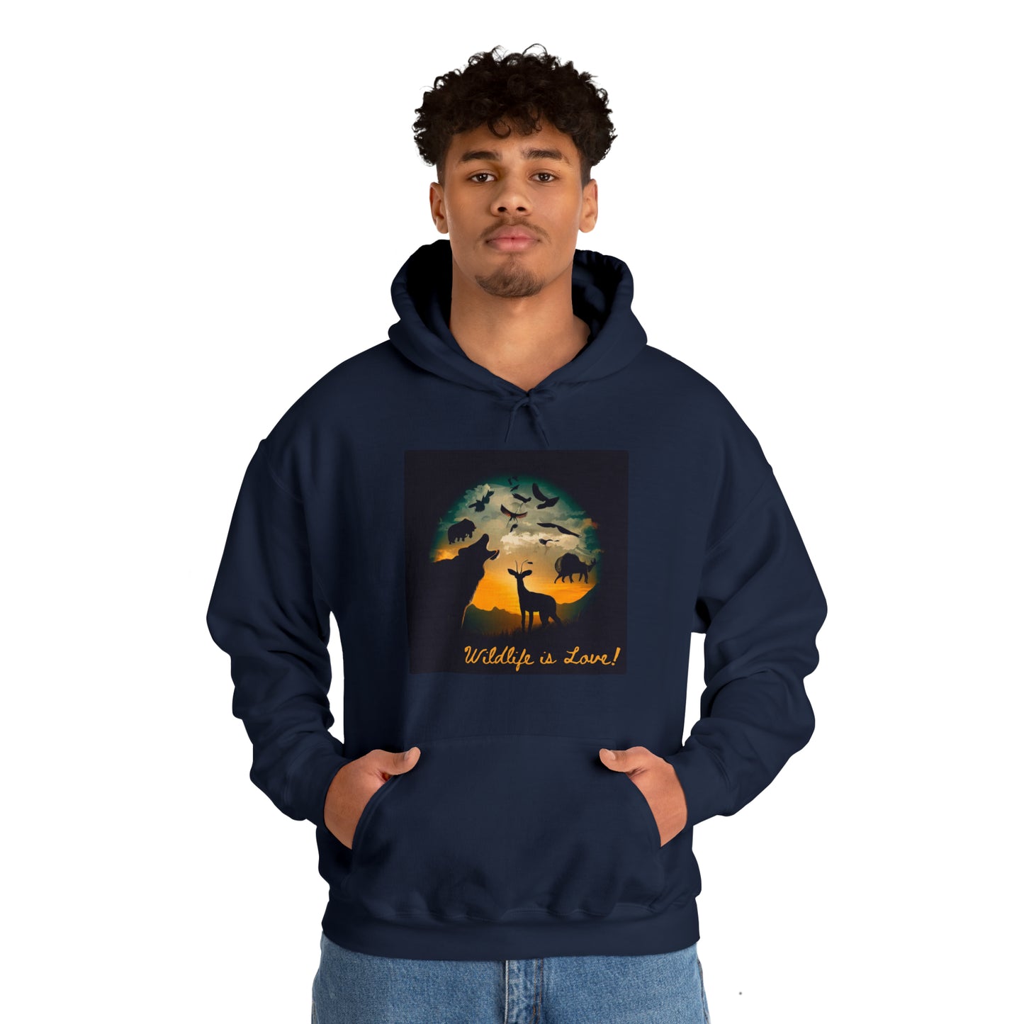 Nature's Companions: Wildlife Lover Unisex Hoodie | Creature Enthusiast Hoodies