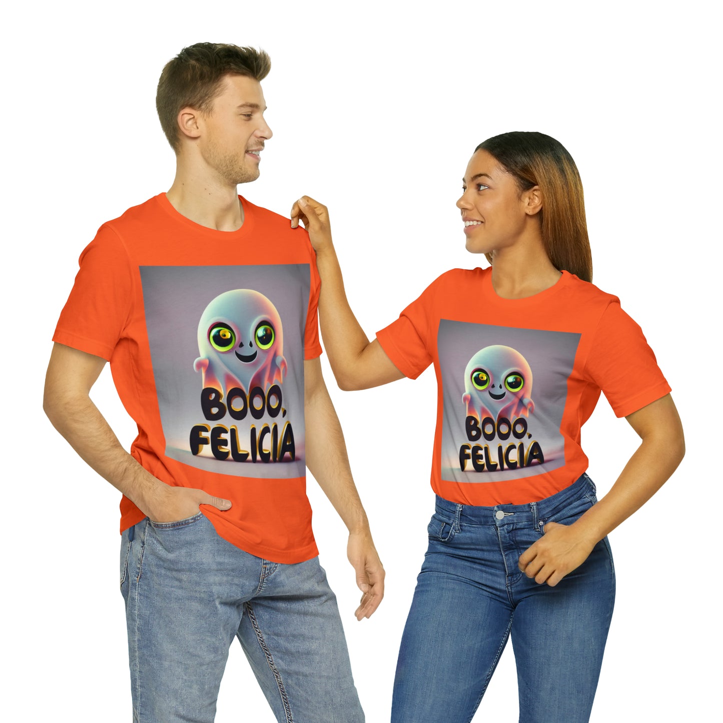 Boo Felicia Halloween T-shirt, Stylish Spooky Wear | Halloween Vibes Tee