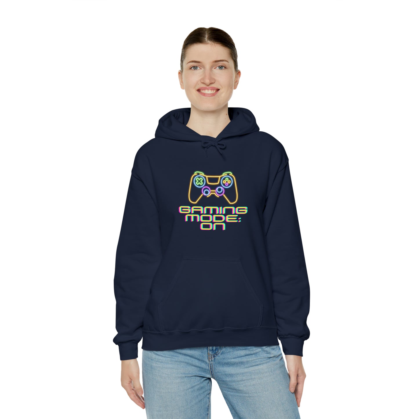 Pixel Power Activated: Gaming Mode ON Hoodie | Level Up Hoodies