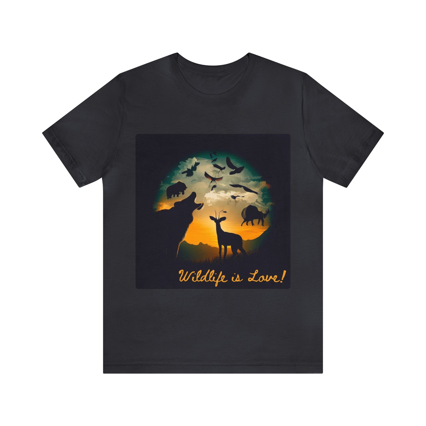 Nature's Companions: Wildlife Lover Unisex Tee | Creature Enthusiast T-Shirts