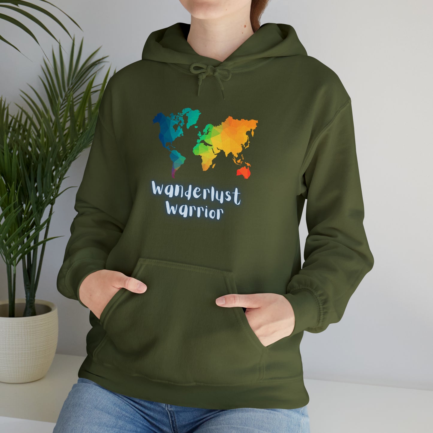 Explore, Wander, Conquer: Wanderlust Warrior Hoodie | Roaming Free Hoodies