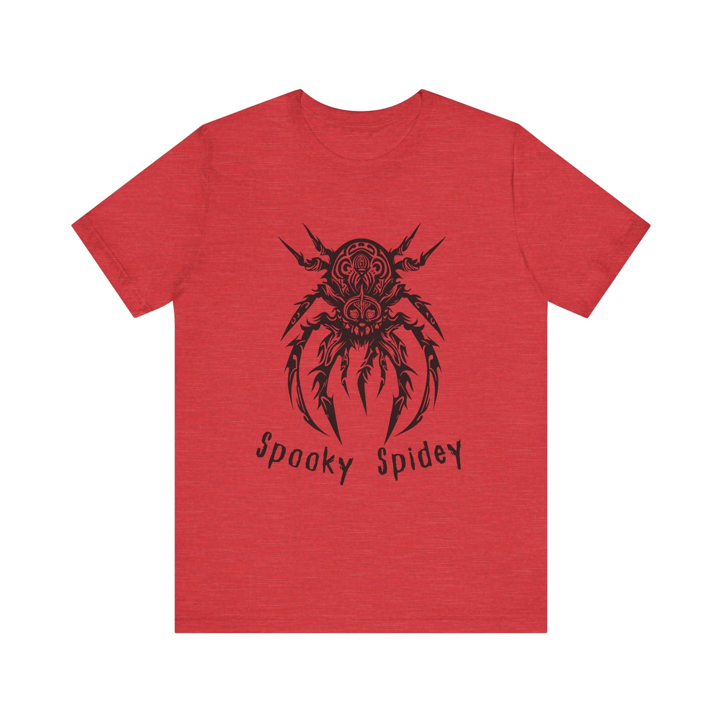 Foreboding Creepy Spider: Tribal Design T-Shirt | Halloween Vibes Tee