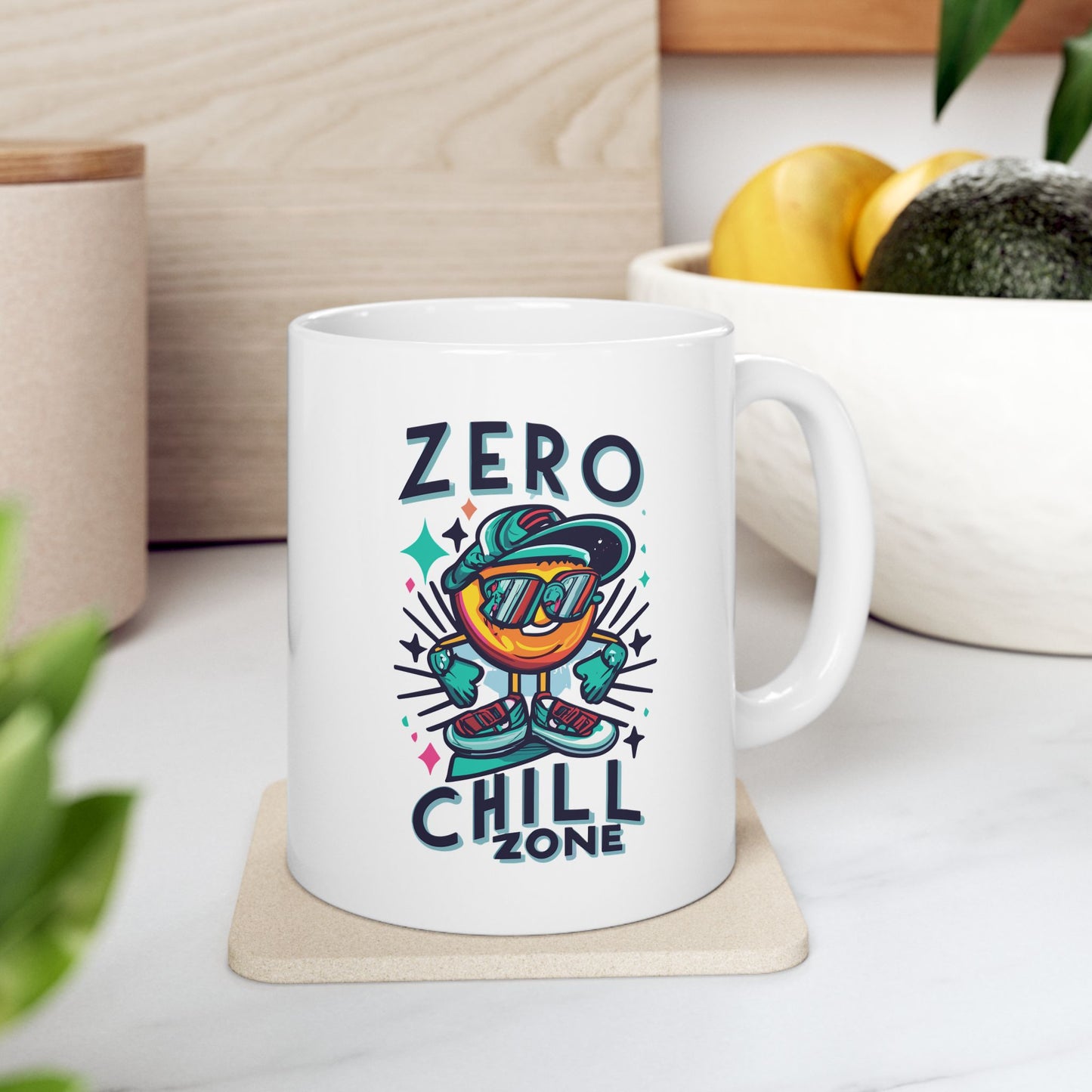 Zero Chill Zone Mug, Be Like No One (BLN1) Mugs, Ceramic Mug 11oz