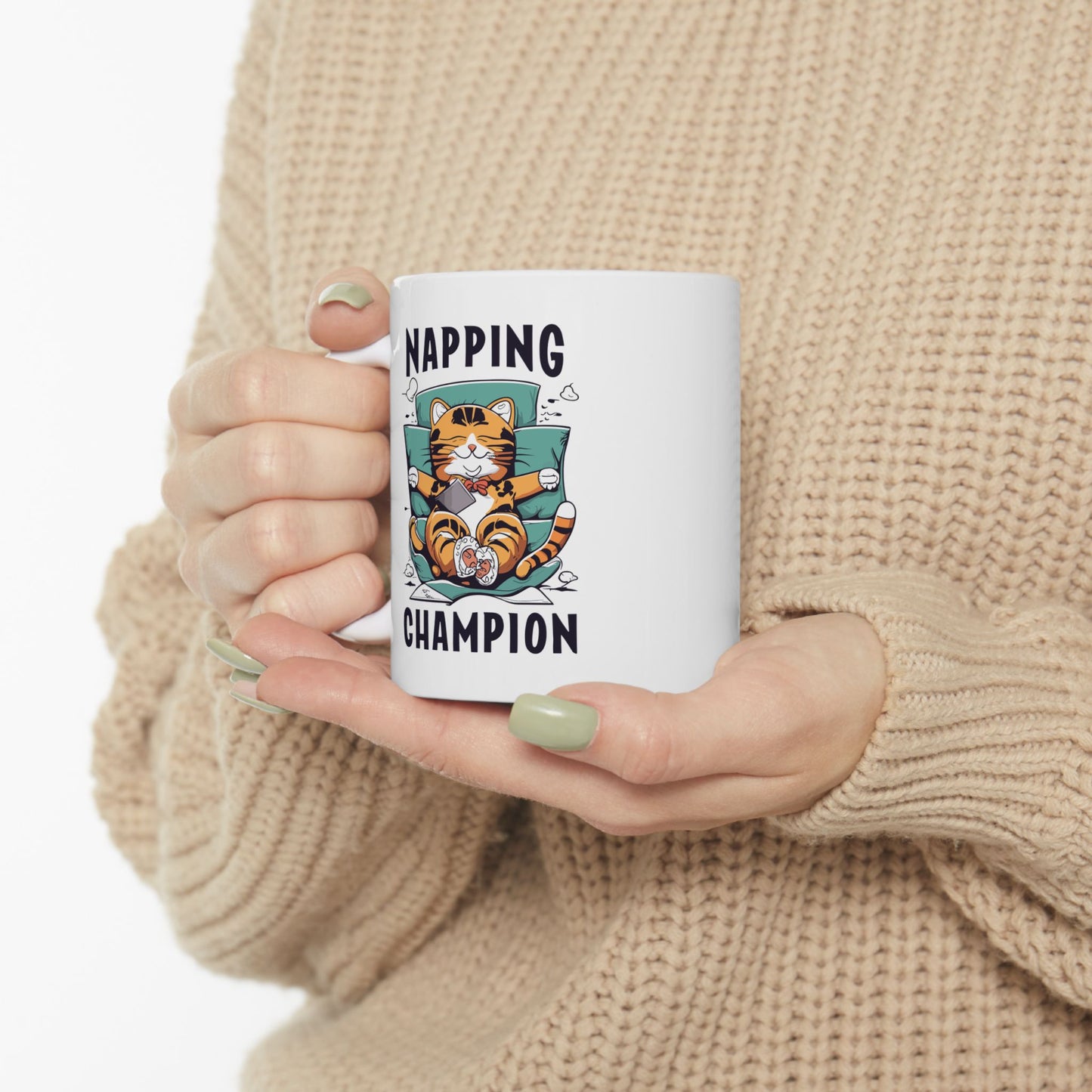 Napping Champion Mug, Be Like No One (BLN1) Mugs, Ceramic Mug 11oz