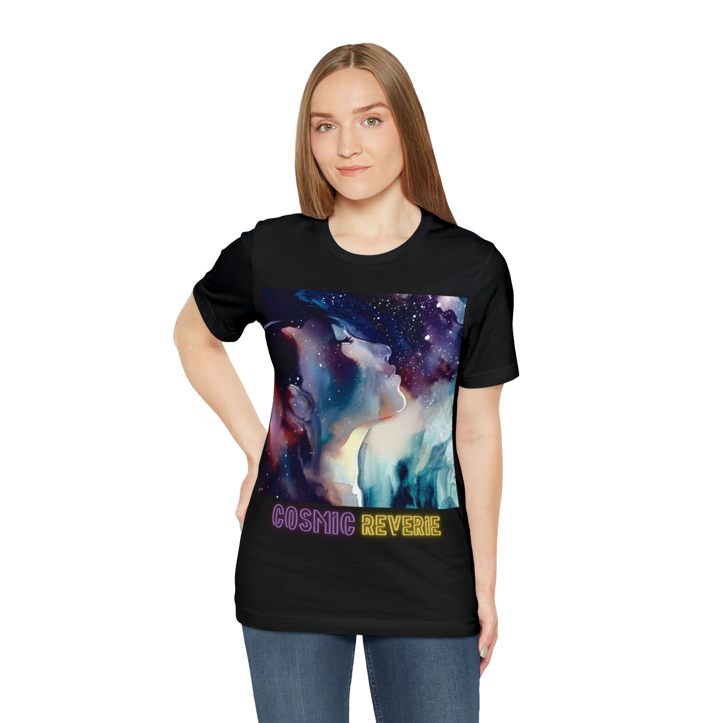 Cosmic Reverie: Galactic Dreamer Unisex Tee | Starry Journeys T-Shirts