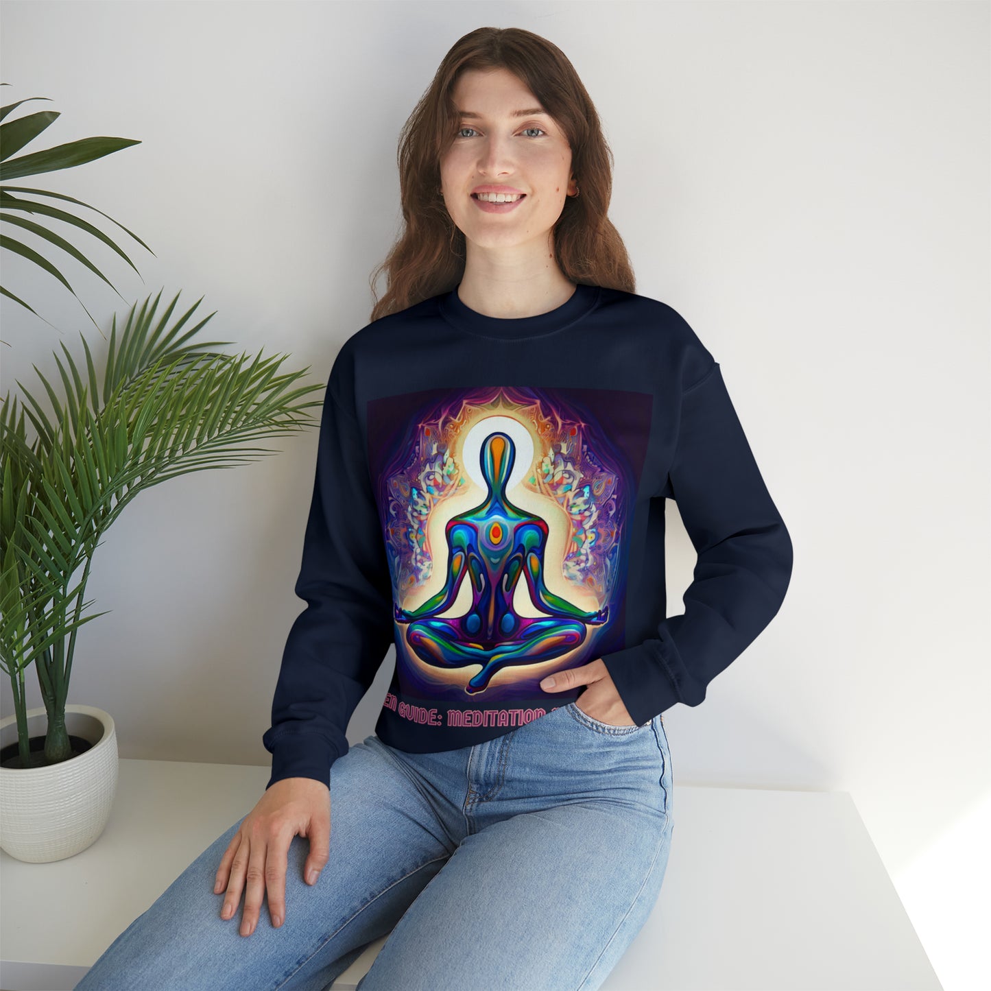 Zen Guide Sweatshirt | Meditation Master Unisex Sweatshirt