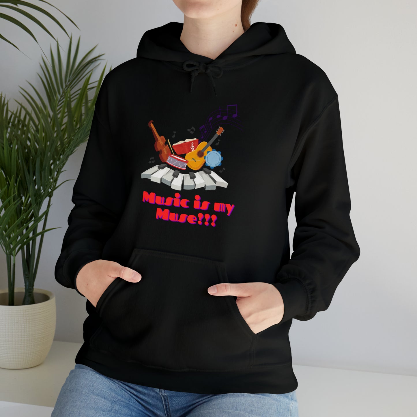 Harmonize with Melodic Magic: Music is my Muse Hoodie | Melodic Magic Hoodies