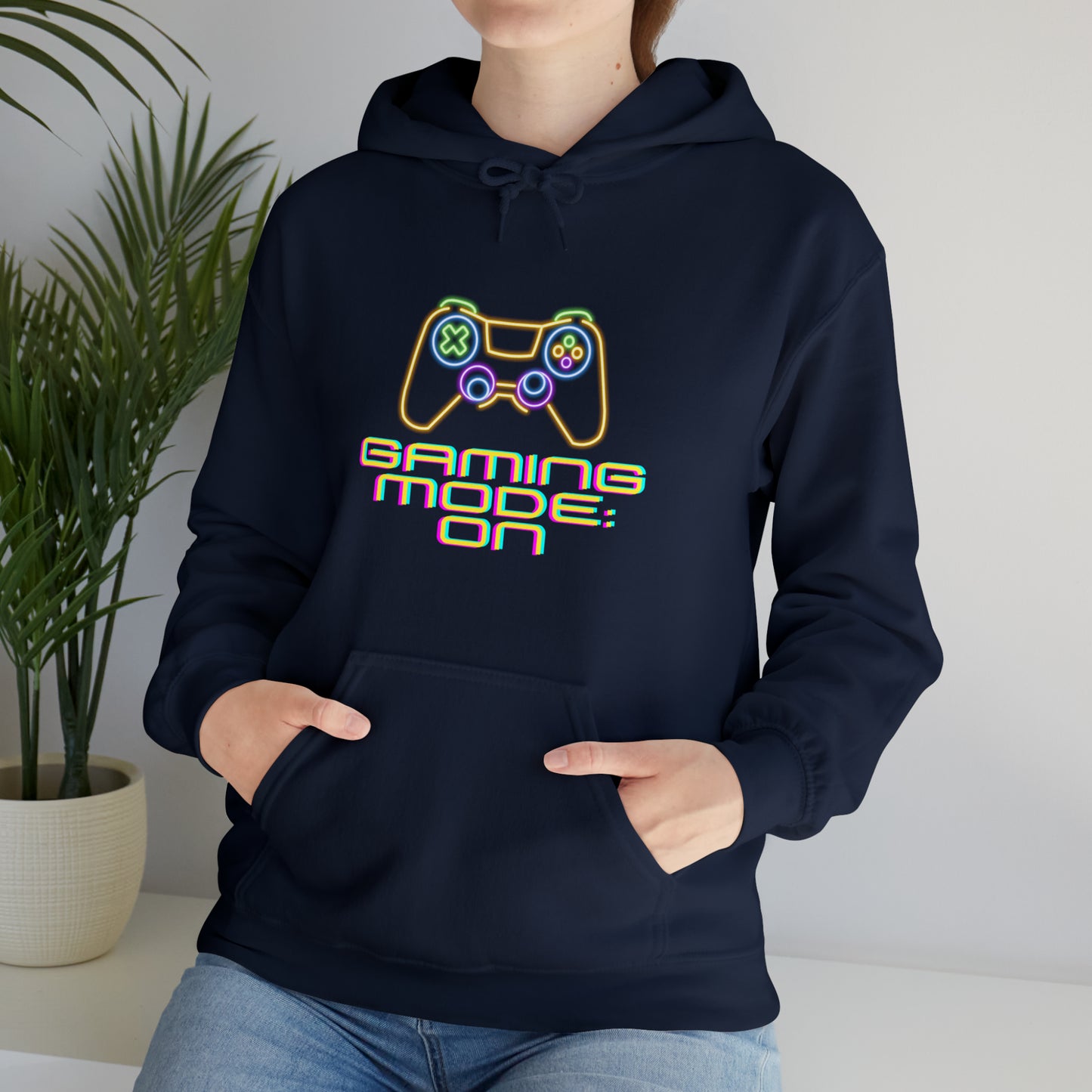 Pixel Power Activated: Gaming Mode ON Hoodie | Level Up Hoodies