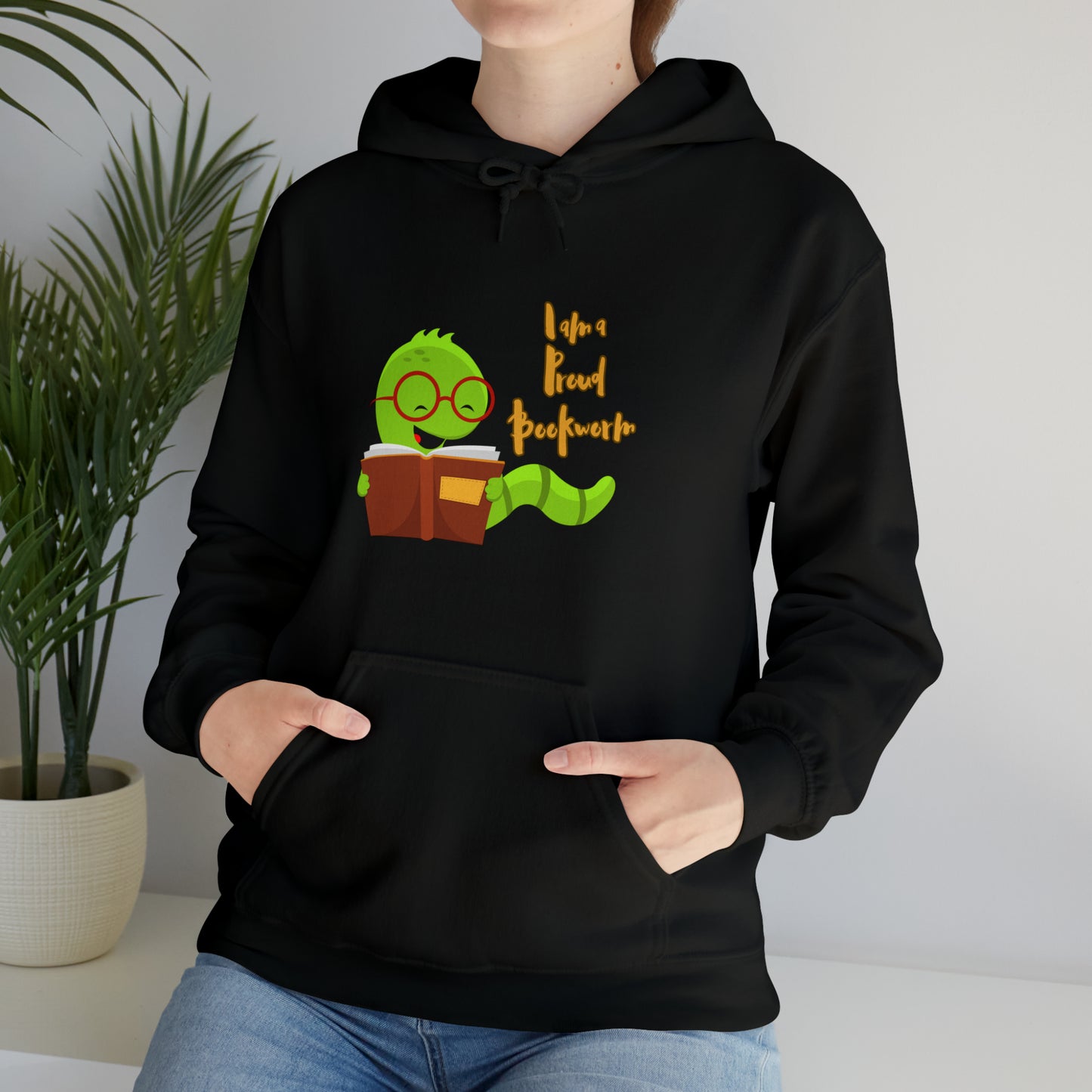 Literary Passion Unleashed: Bookworm & Proud Hoodie | Literary Passion Unleashed Unisex Hoodies