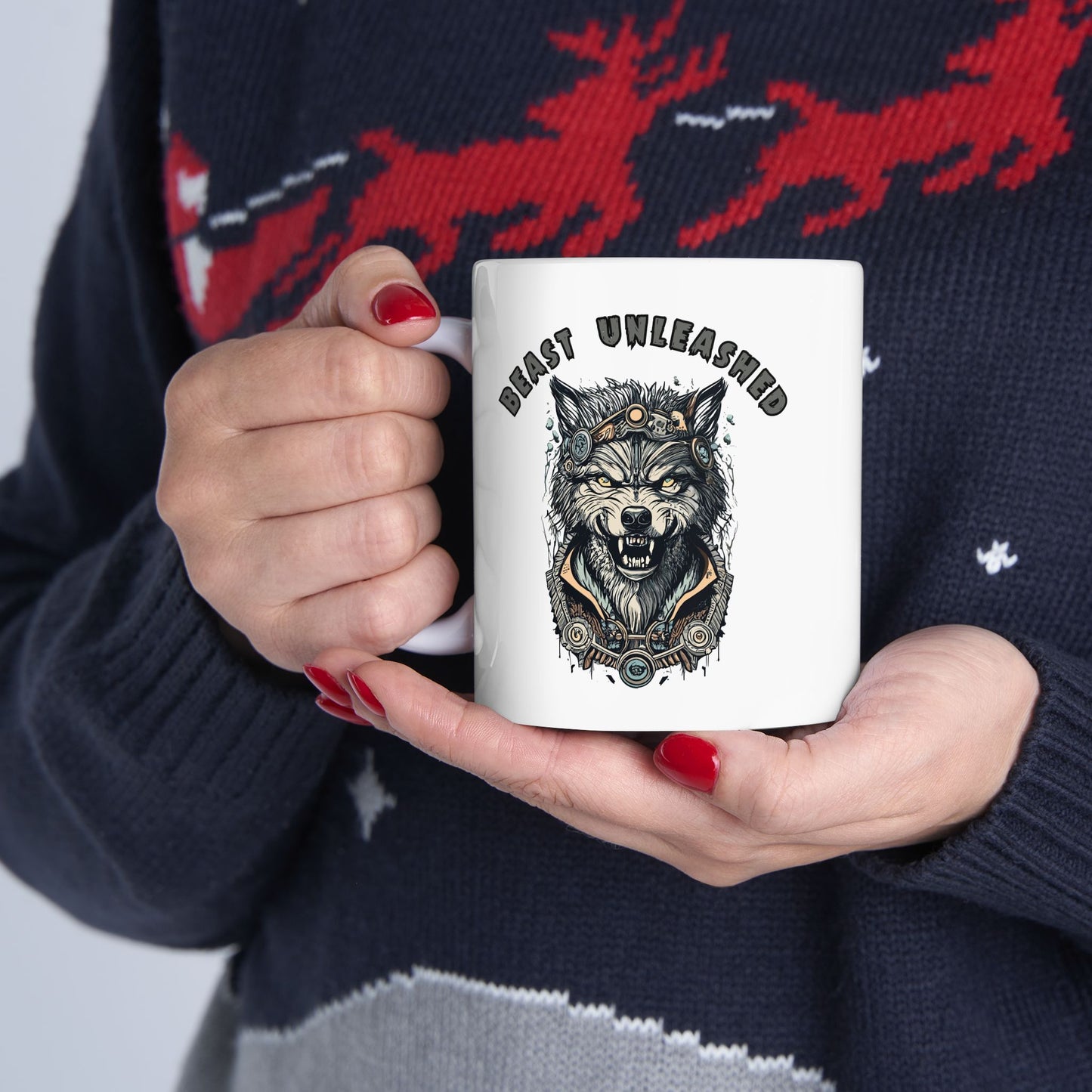 Beast Unleashed Mug, Be Like No One (BLN1) Mugs, Ceramic Mug 11oz