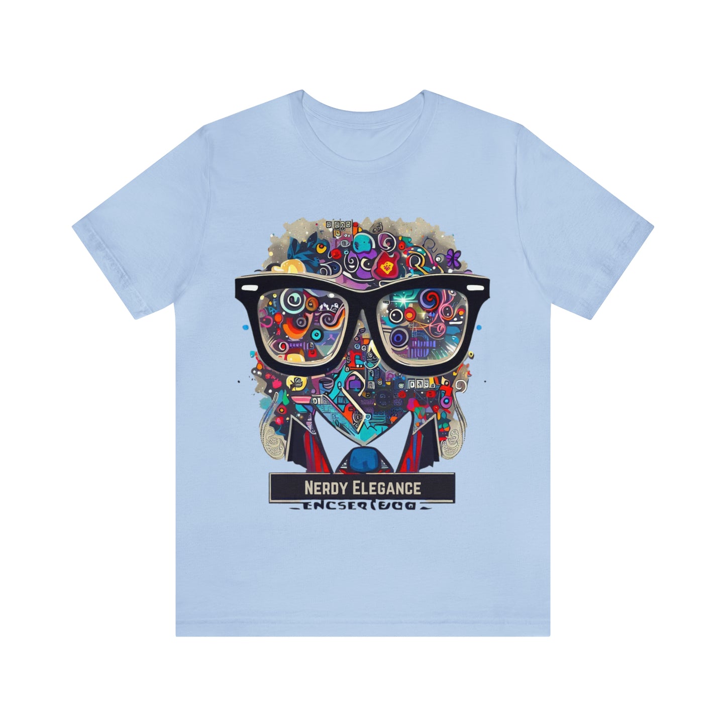 Nerd Elegance: Geek Chic Unisex Tee with Assorted Icon | Smart Style T-Shirts