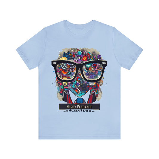 Nerd Elegance: Geek Chic Unisex Tee with Assorted Icon | Smart Style T-Shirts