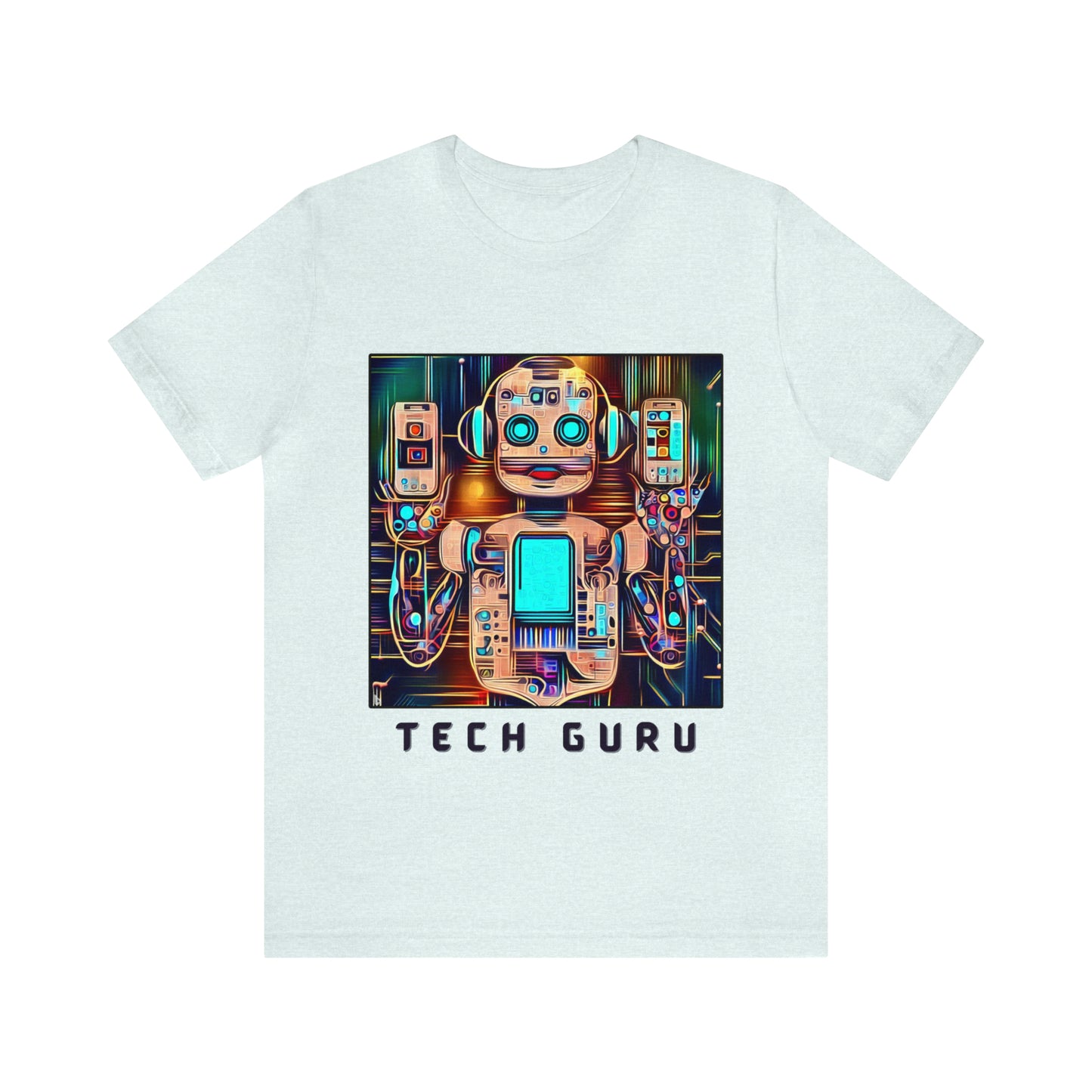 Digital Savvy: Tech Guru Unisex Tee | Electronics Enthusiast T-Shirts