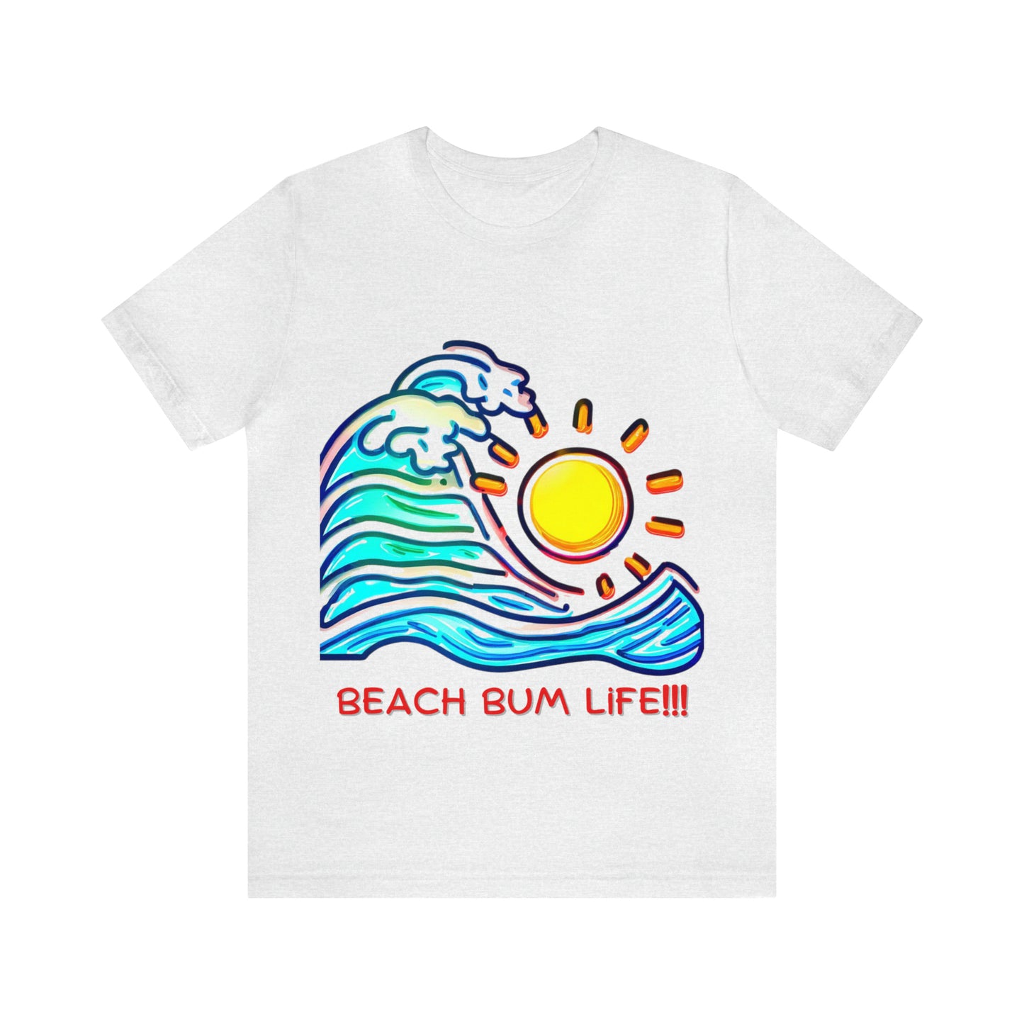 Seaside Serenity: Beach Bum Life Unisex Tee | Coastal Comfort T-Shirts