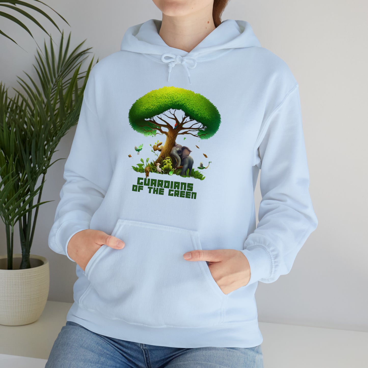 Guardians of the Green: Nature Nurturer Unisex Hoodie | Wildlife Harmony Hoodies