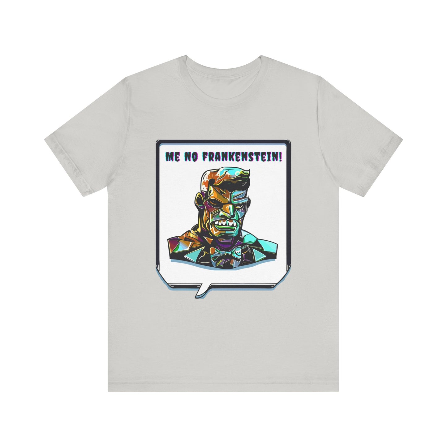 Enigmatic Frankenstein's Monster: Cubist Style T-Shirt | Halloween Vibes Tee