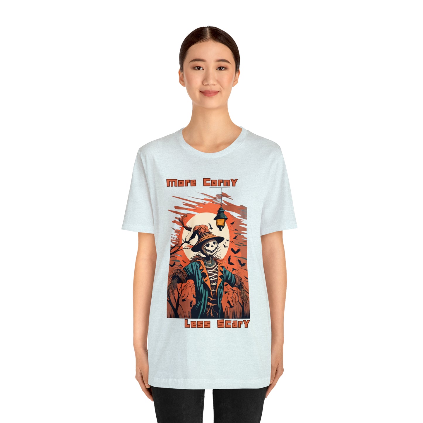 Unsettling Sinister Scarecrow: Modern Art T-Shirt | Halloween Vibes Tee