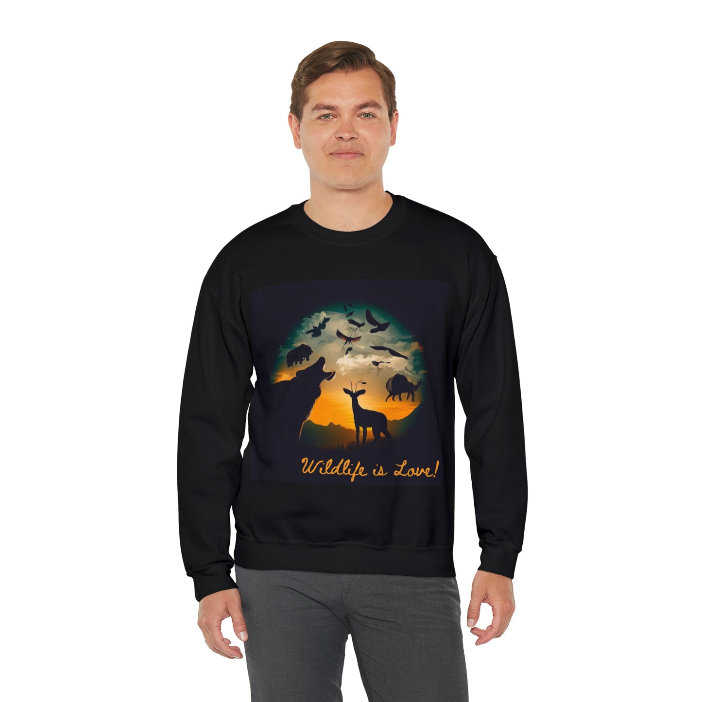 Nature's Companions Sweatshirt | Wildlife Lover Unisex Sweatshirt