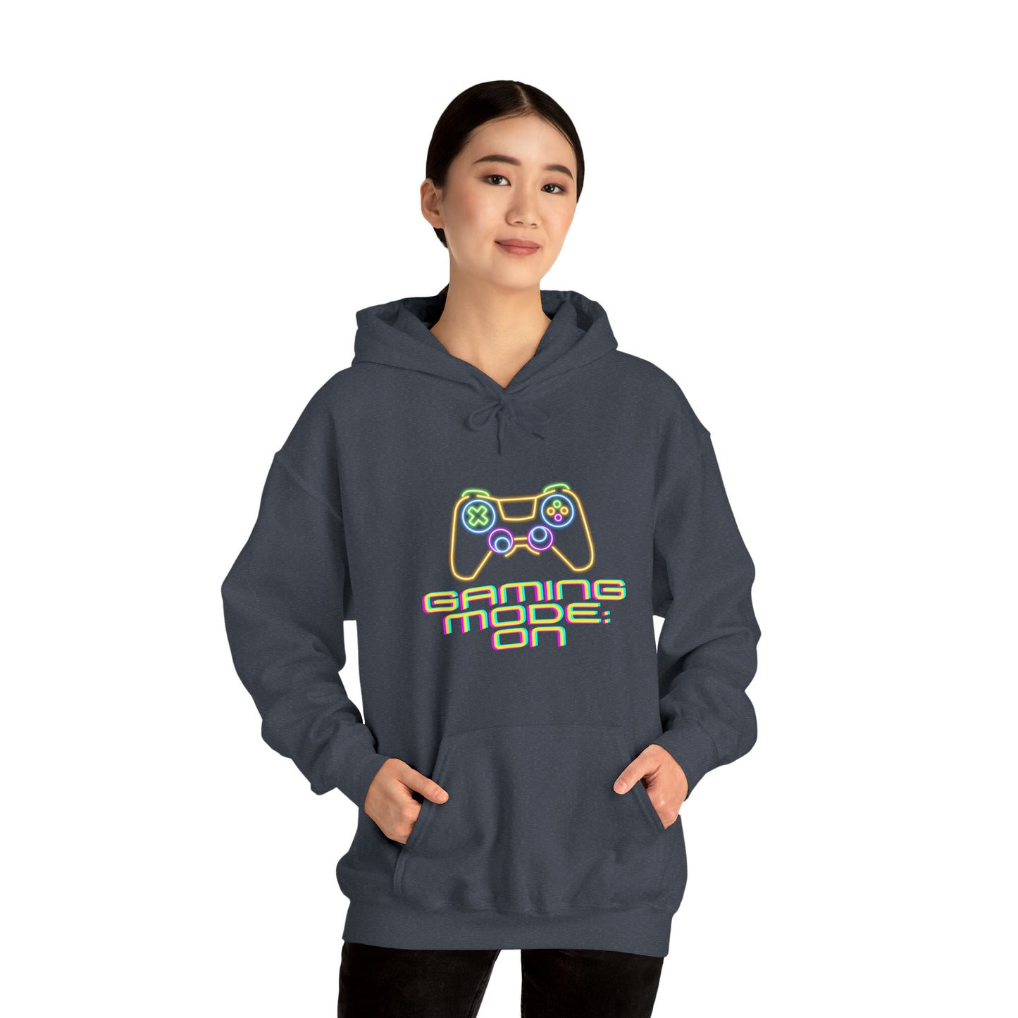 Pixel Power Activated: Gaming Mode ON Hoodie | Level Up Hoodies