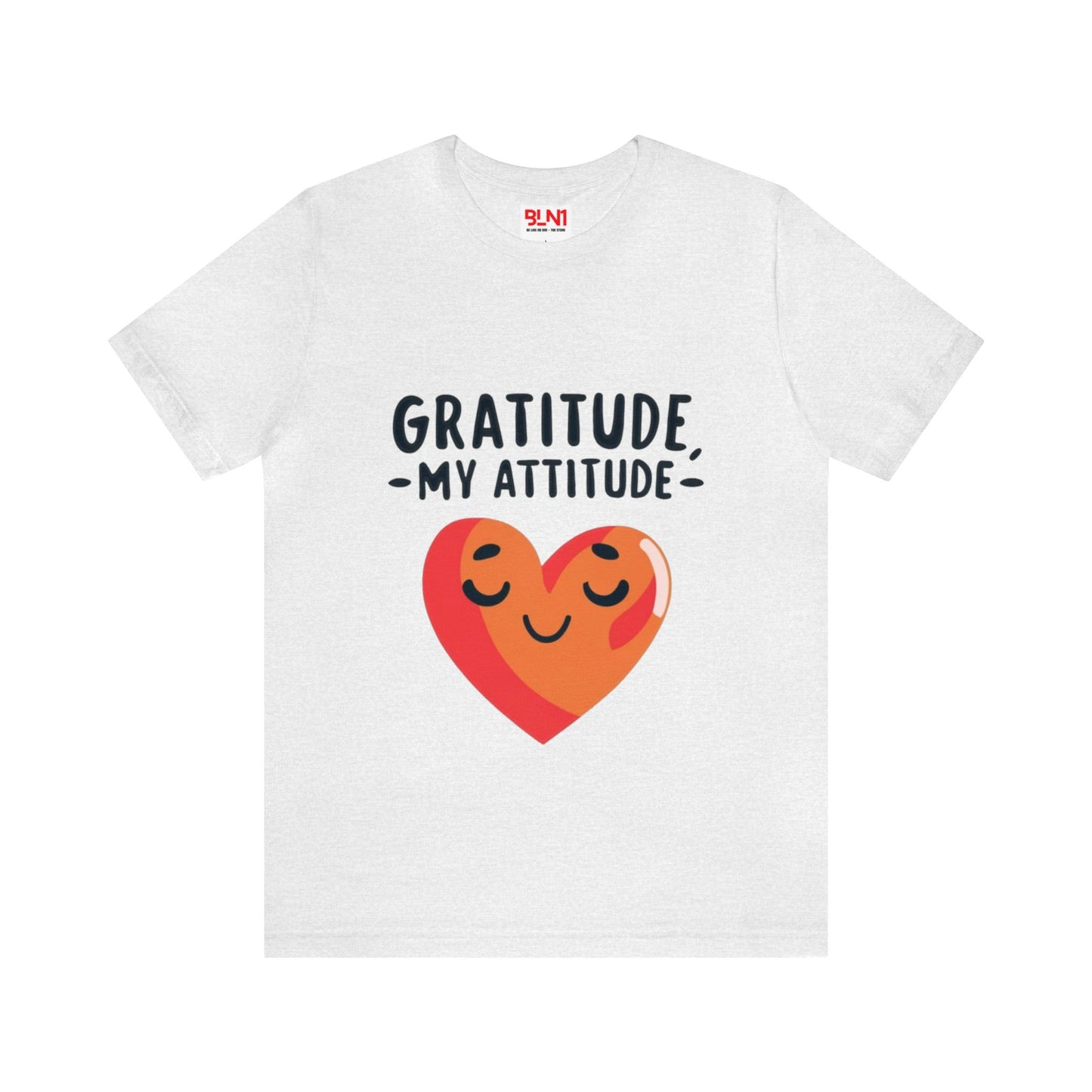 Gratitude Attitude: Thankful Hearts Unisex Tee | Serene Thanksgiving T-Shirts by Be Like No One (BLN1) - The Store