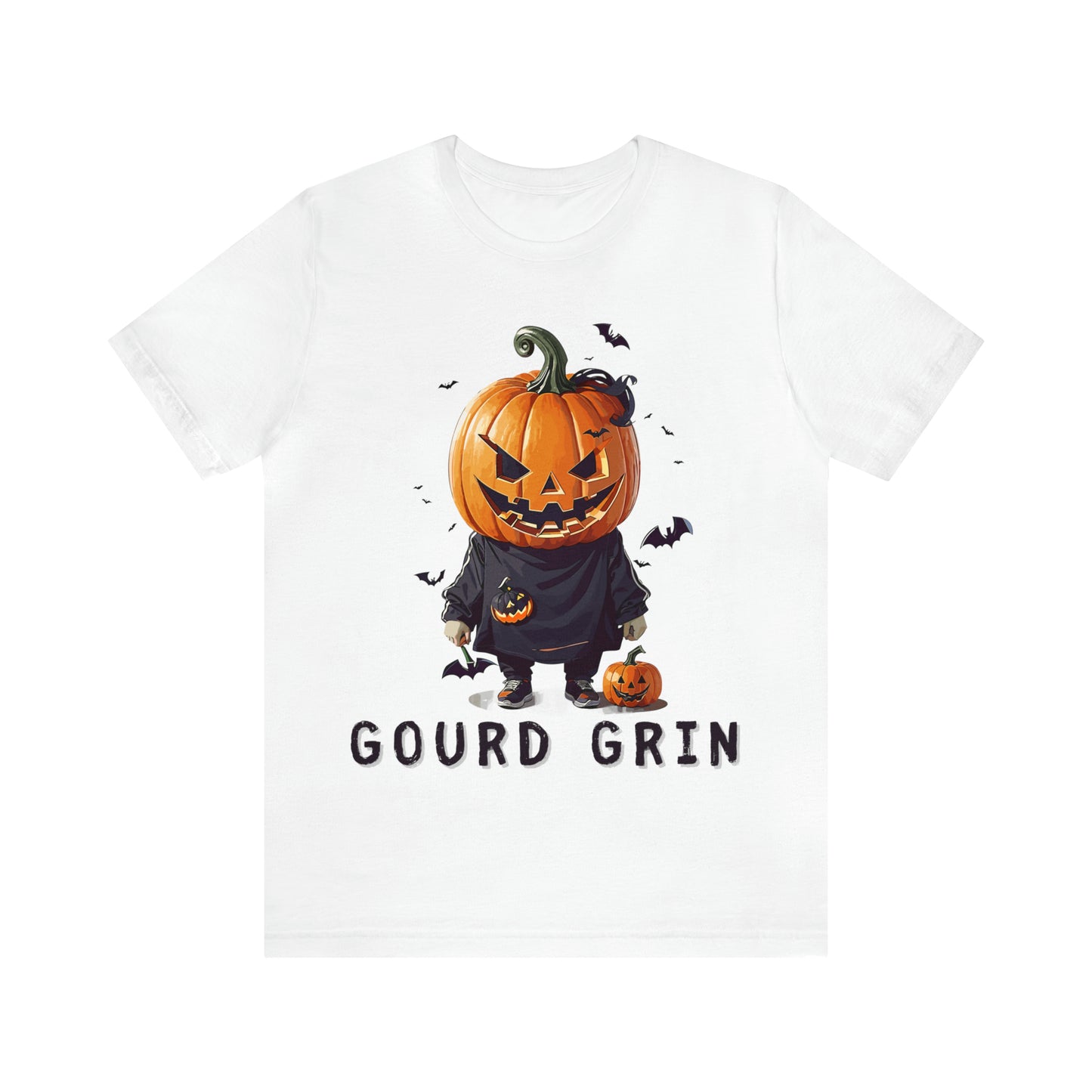 Playful Jack-o'-Lantern Watercolor: Softly Lit Halloween Tee | Halloween Vibes Tee