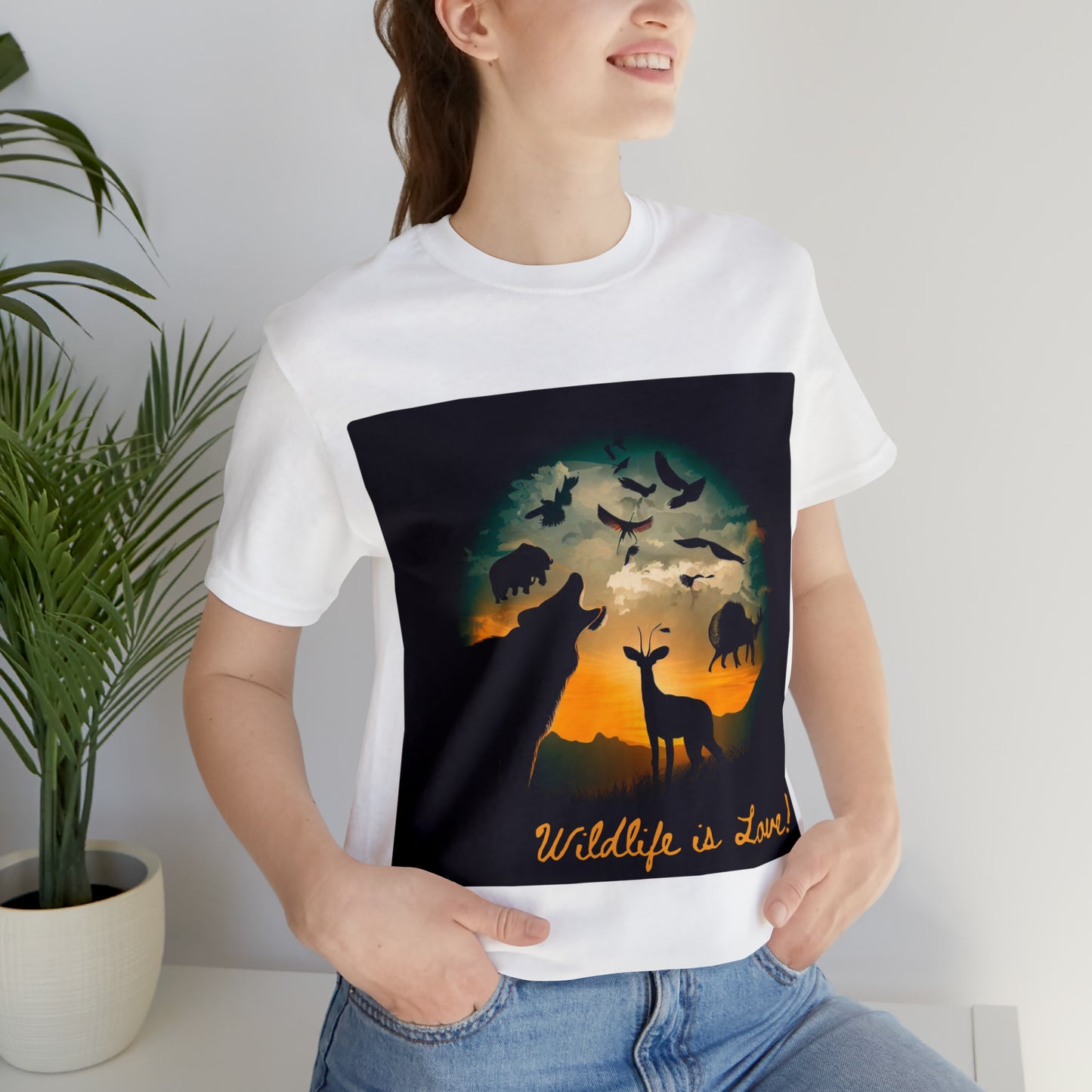 Nature's Companions: Wildlife Lover Unisex Tee | Creature Enthusiast T-Shirts