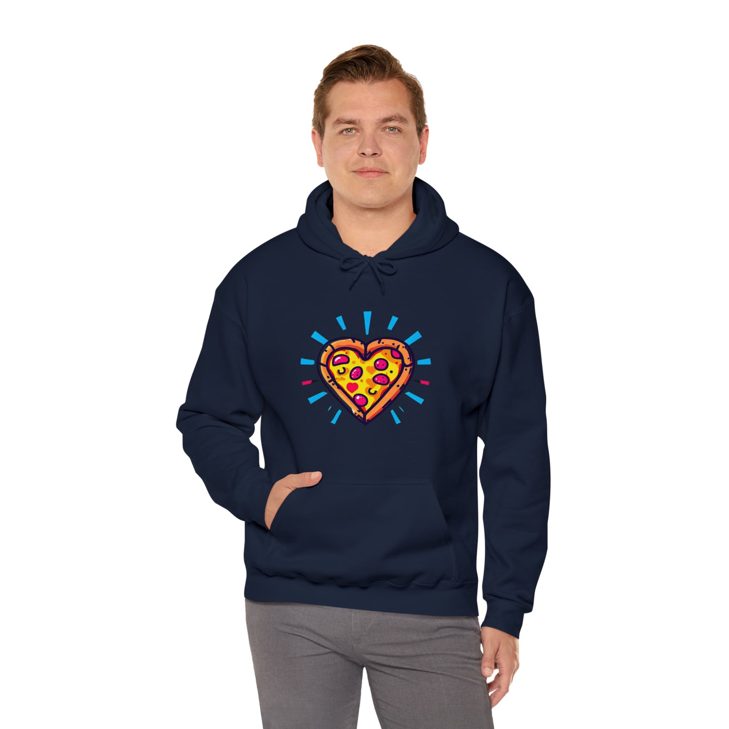 Slice of Love: Pizza My Heart Unisex Hoodie | Pizza Passion Hoodies