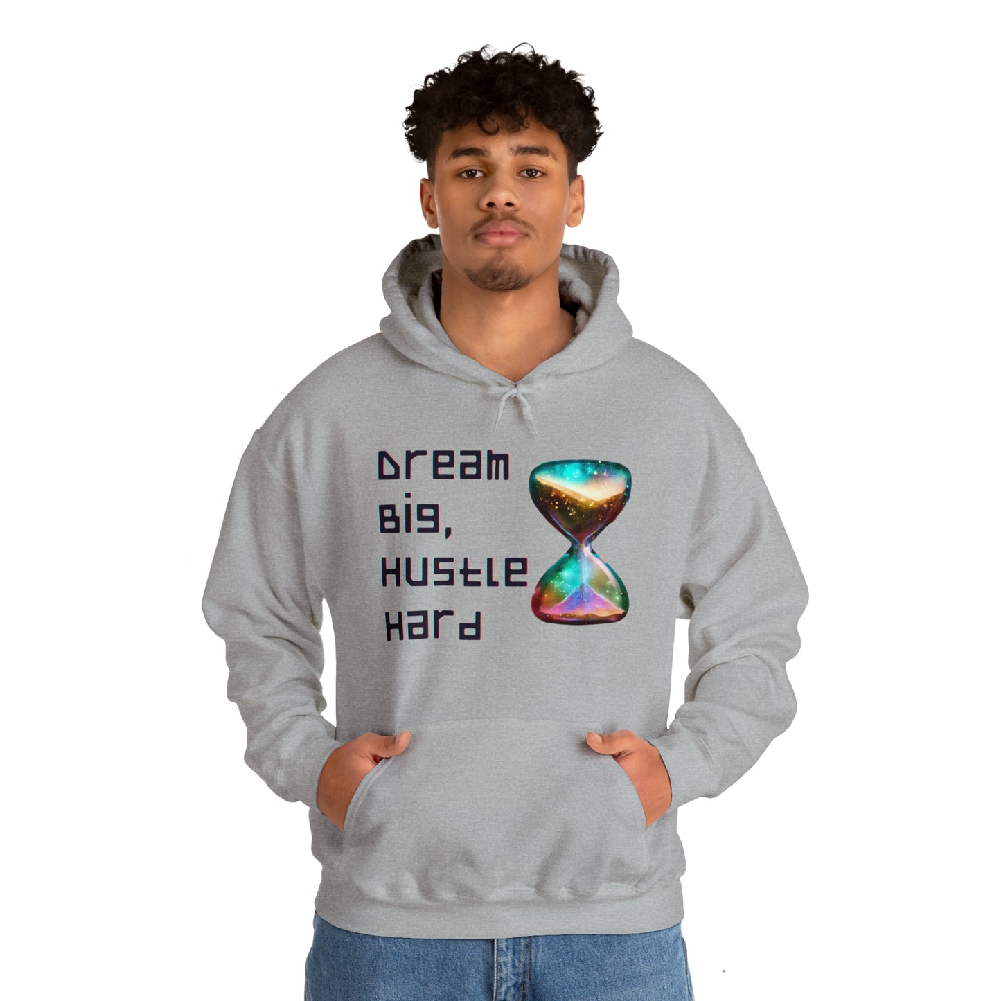 Achieve and Conquer: Dream Big, Hustle Hard Unisex Hoodie | Success Journey Hoodies