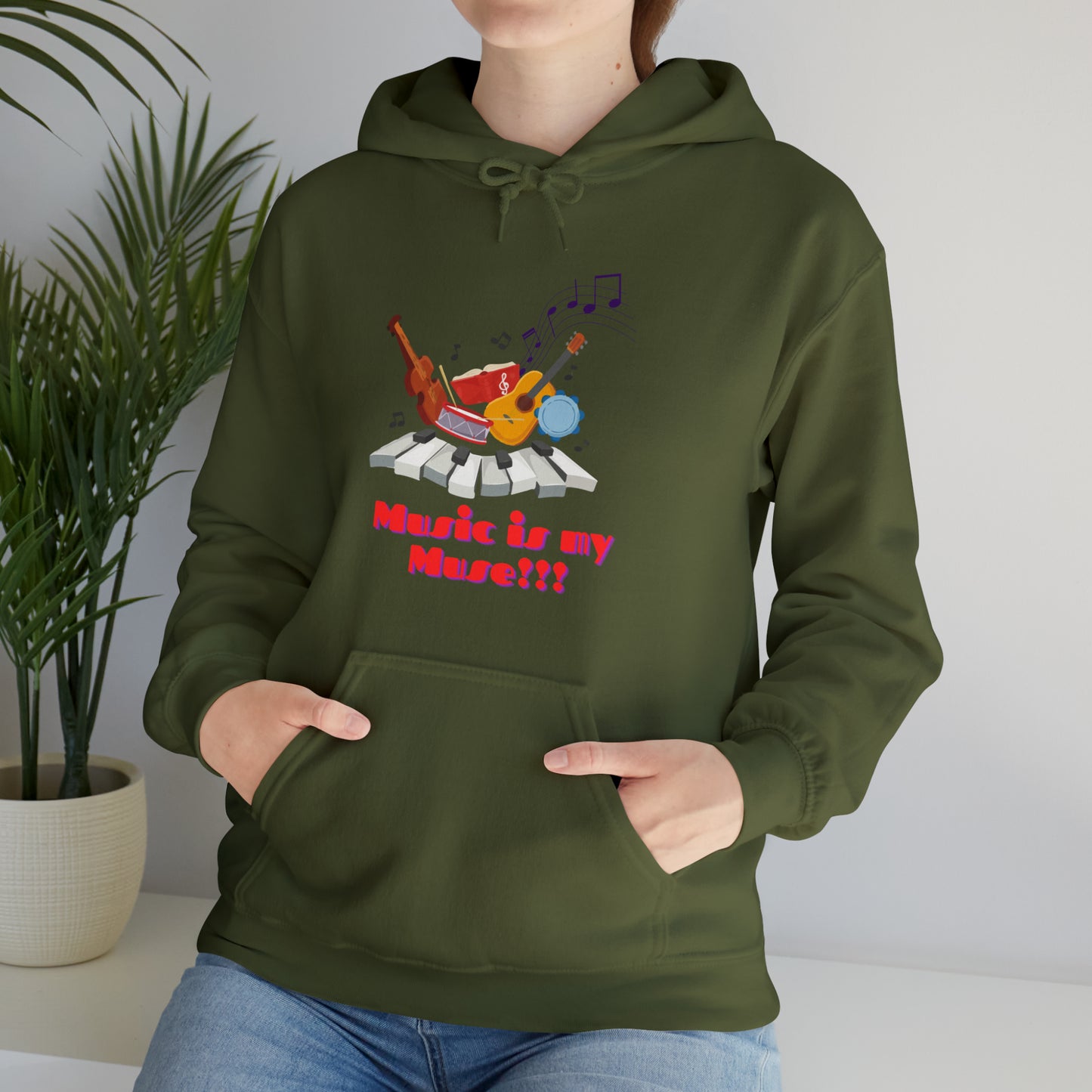 Harmonize with Melodic Magic: Music is my Muse Hoodie | Melodic Magic Hoodies