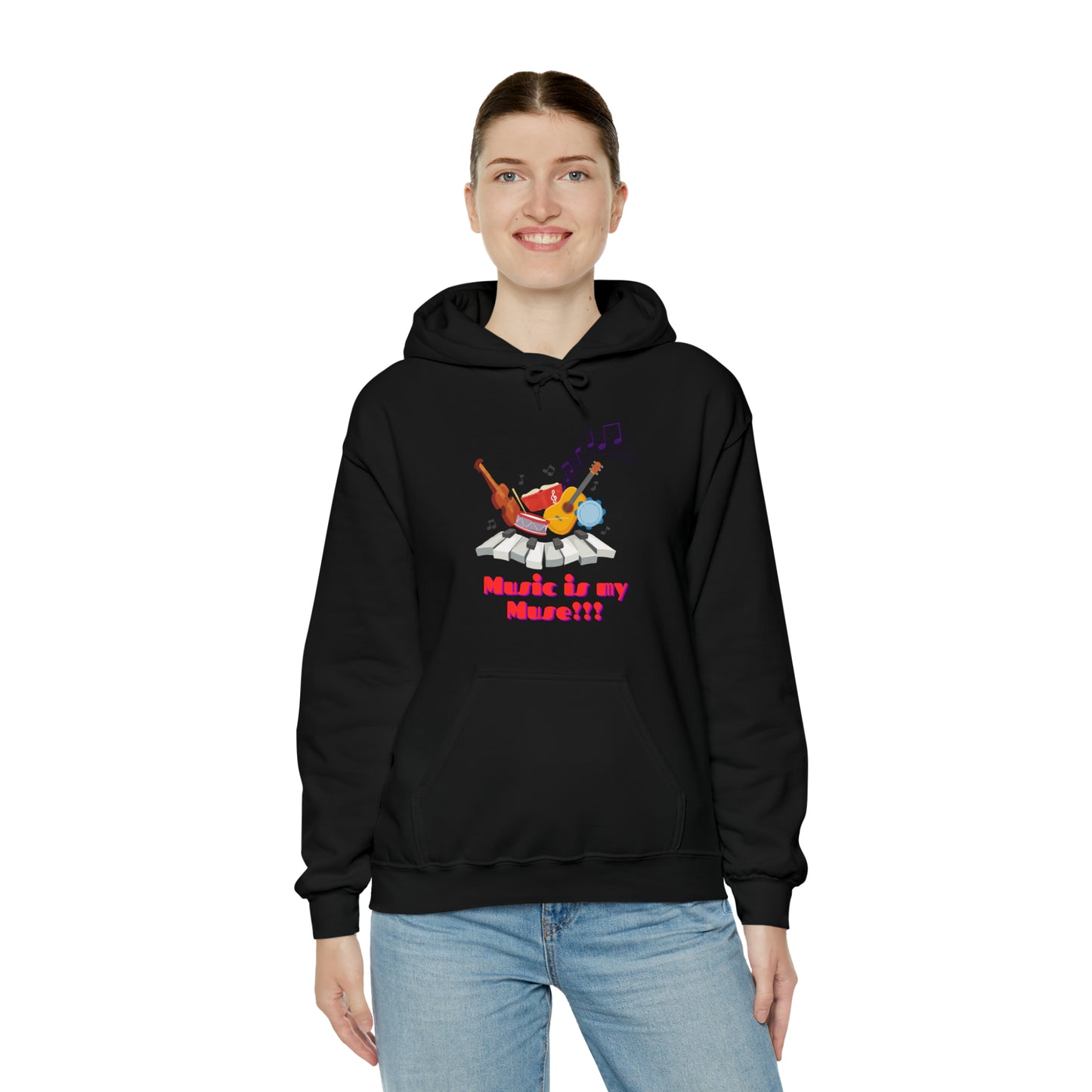 Harmonize with Melodic Magic: Music is my Muse Hoodie | Melodic Magic Hoodies