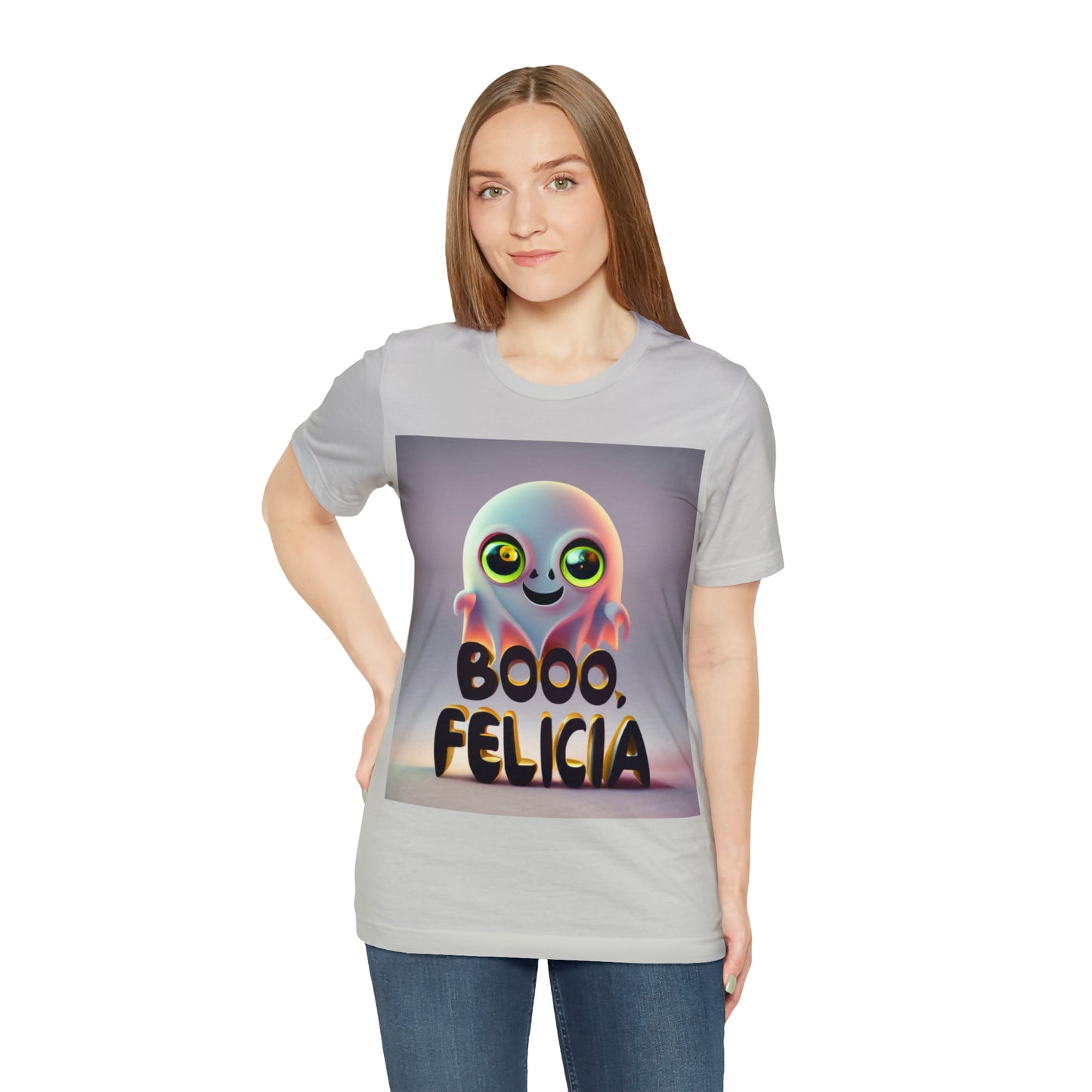 Boo Felicia Halloween T-shirt, Stylish Spooky Wear | Halloween Vibes Tee