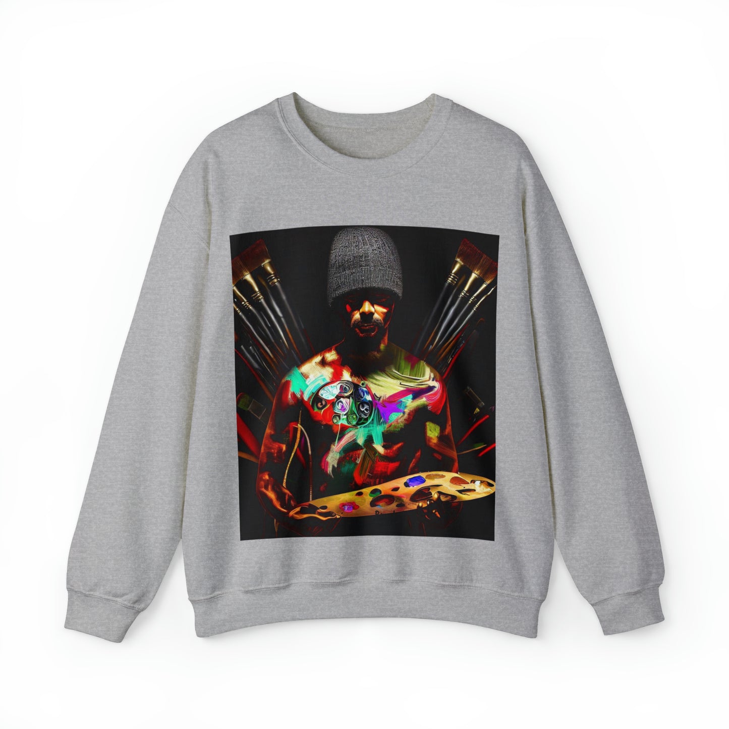 Brushstrokes of Passion Sweatshirt | Artistic Soul Unisex Sweatshirt