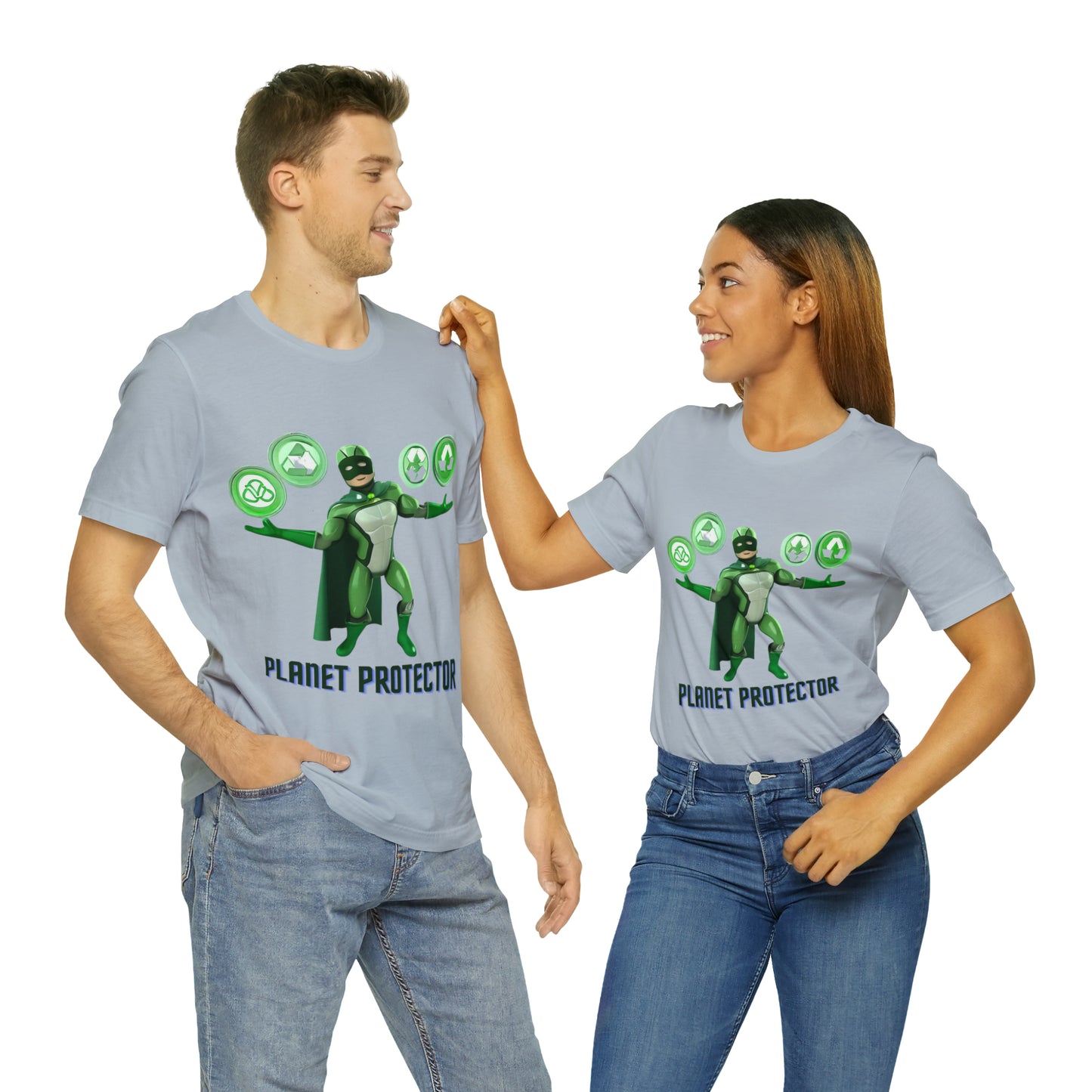 Earth's Guardian: Sustainable Superhero Unisex Tee | Champion of Sustainability T-Shirts