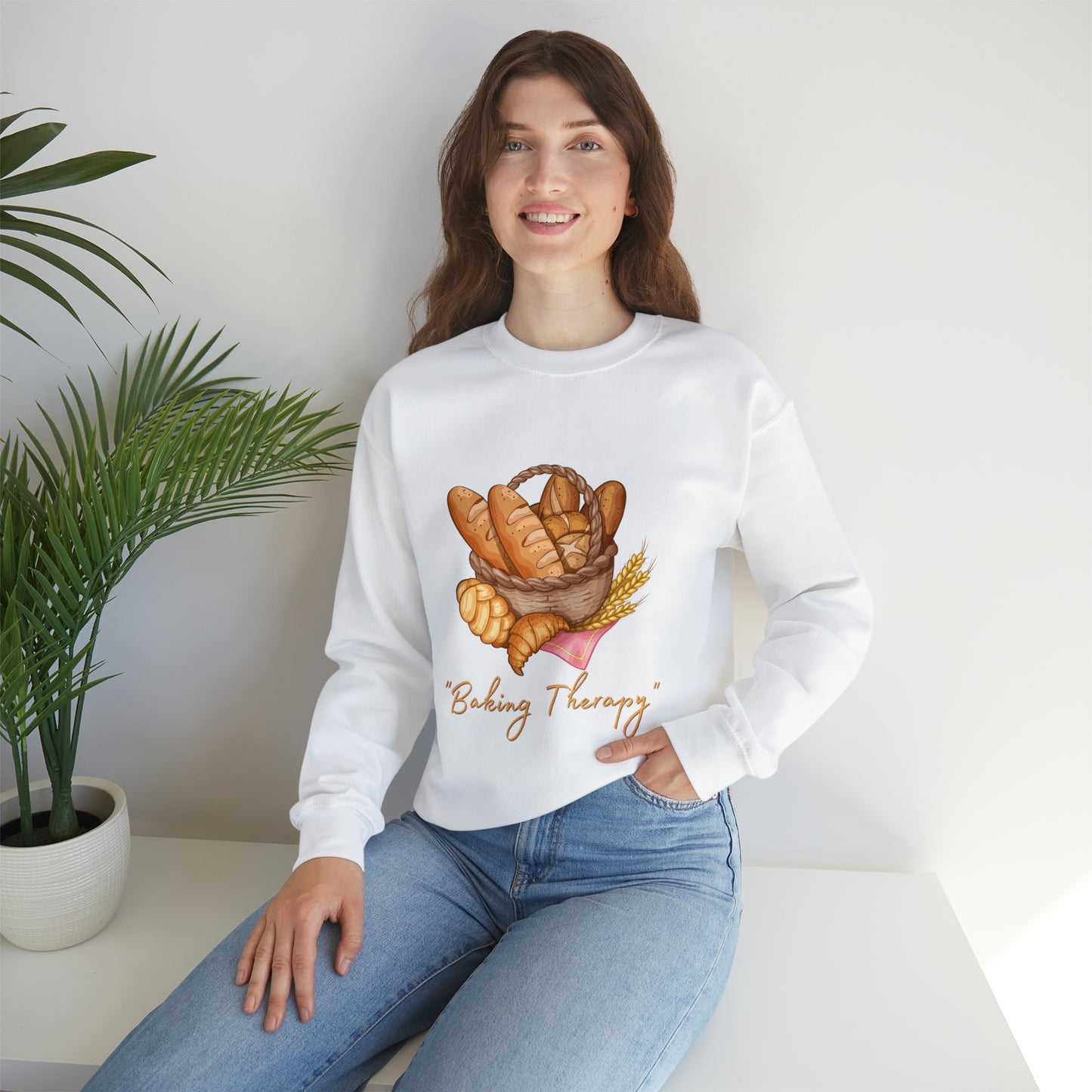 Baking Therapy Unleashed Sweatshirt | Bake Away Stress Sweatshirt