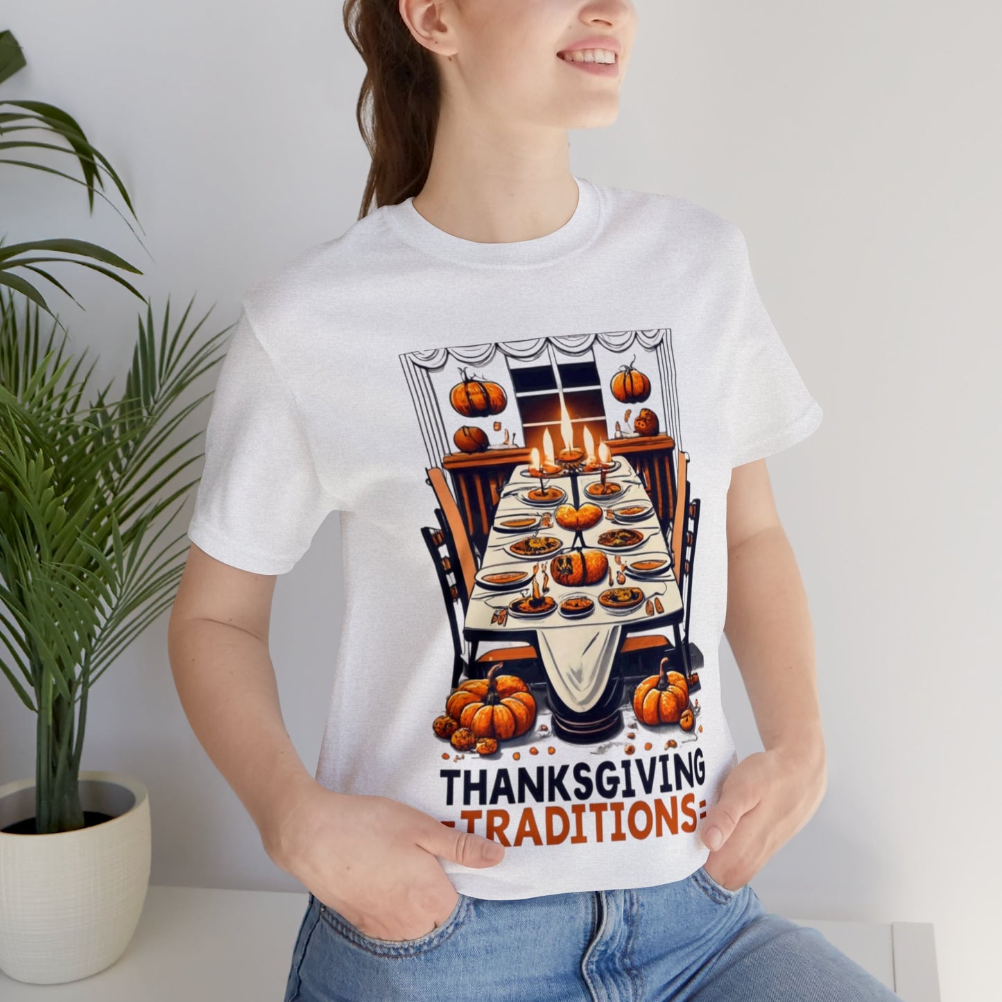 Thanksgiving Traditions: Family Feast Unisex Tee | Heartwarming Gatherings T-Shirts by Be Like No One (BLN1) - The Store