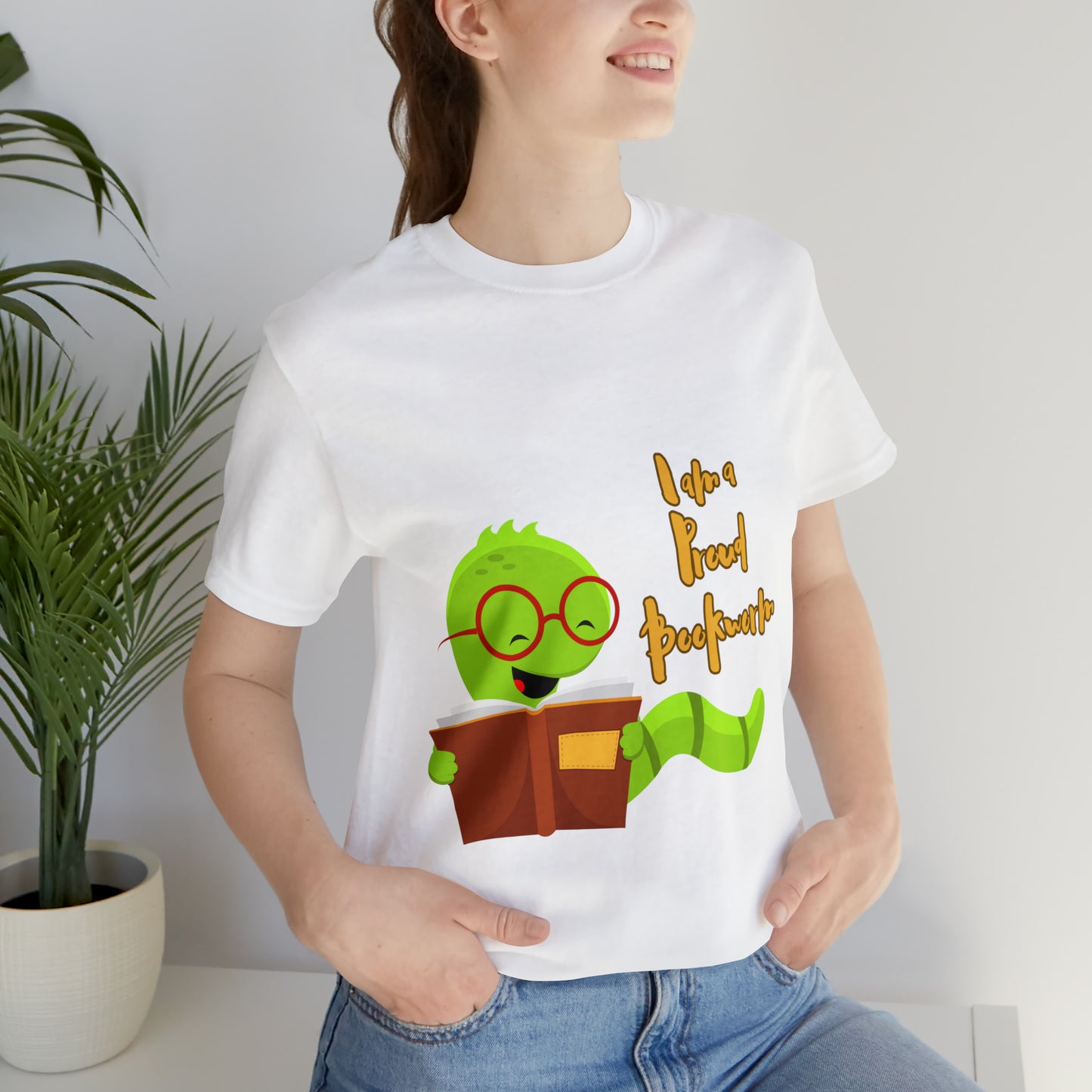 Bibliophile Bliss: Bookworm & Proud Unisex Tee | Literary Passion Unleashed | Unisex Personalized T-Shirts