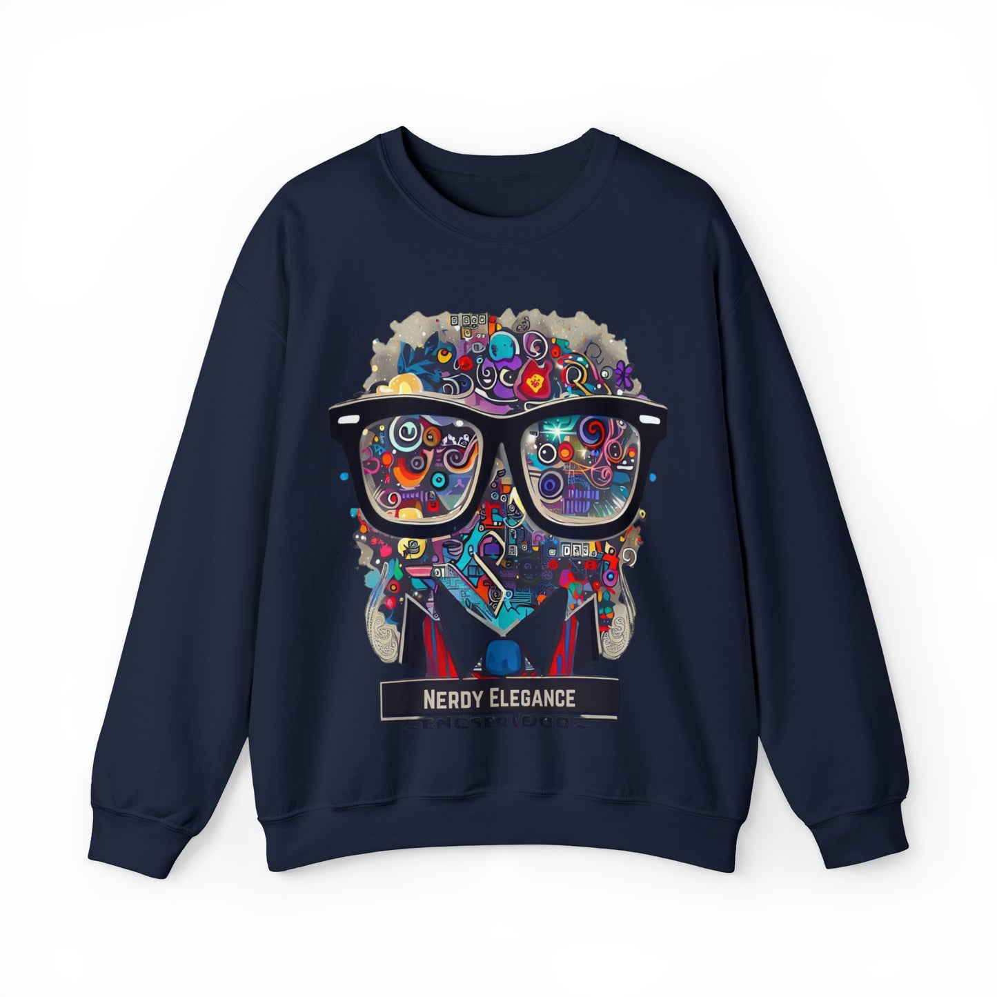 Nerd Elegance Sweatshirt | Geek Icon Unisex Sweatshirt